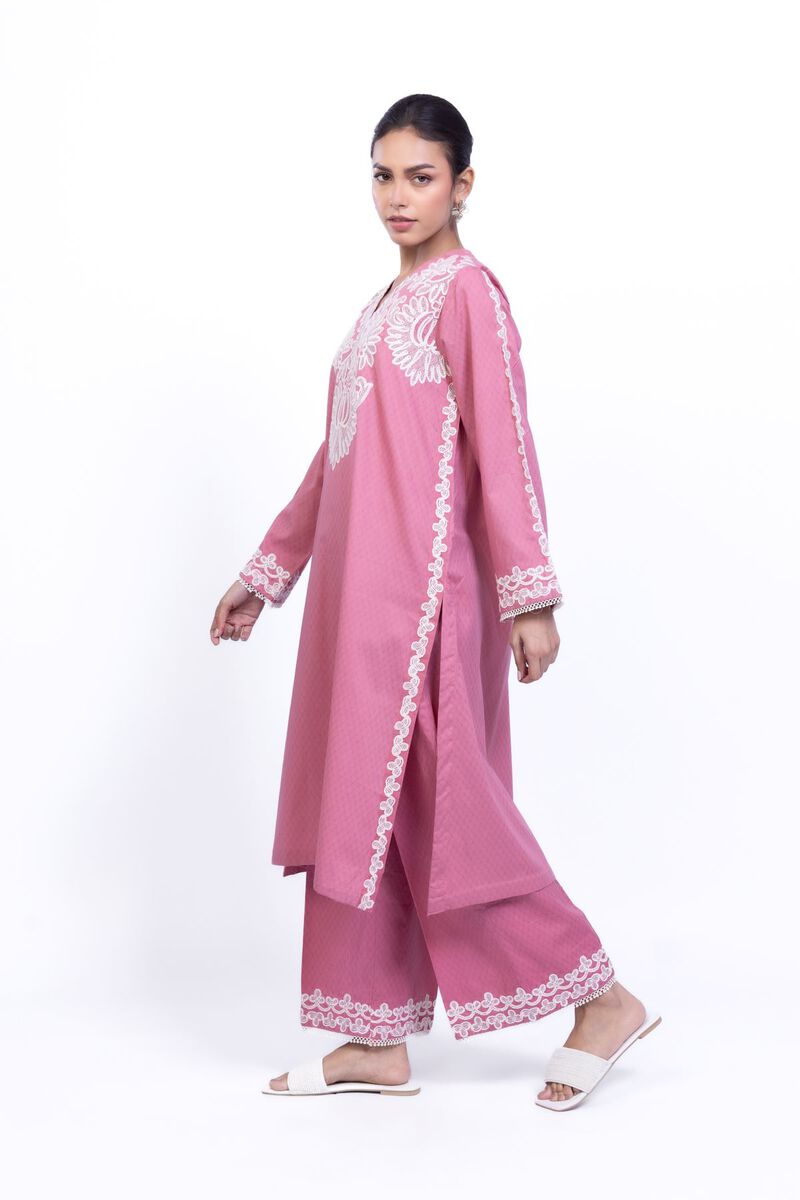 Pink Cotton Pants