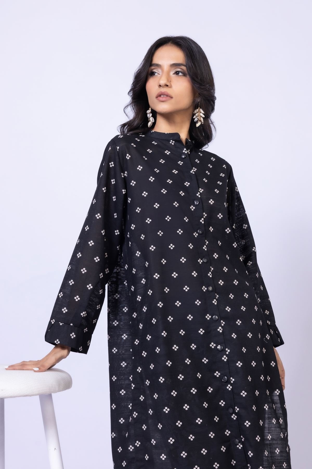 Printed | Textured Cotton Kurta