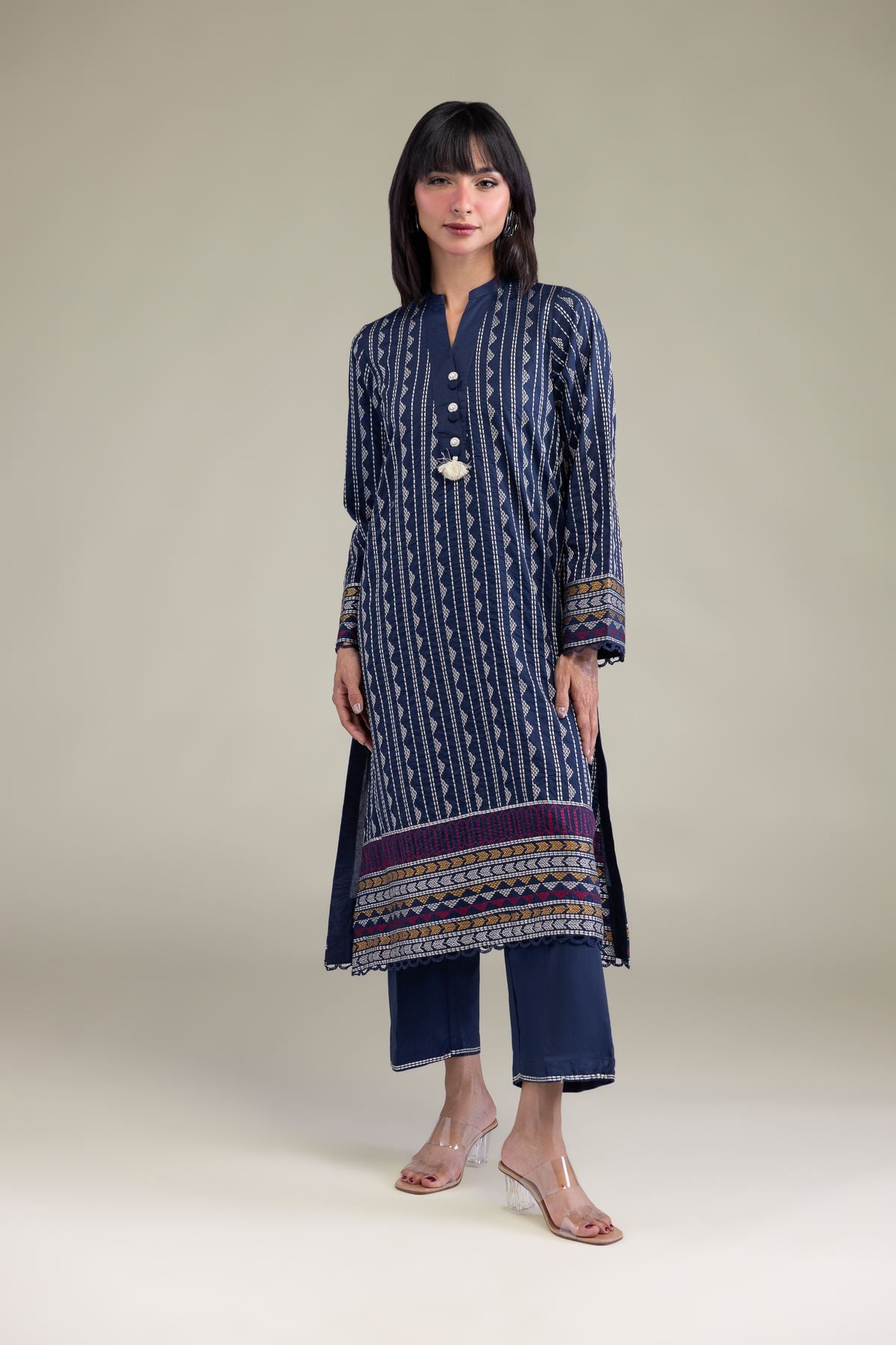 Cambric Longline Kurta