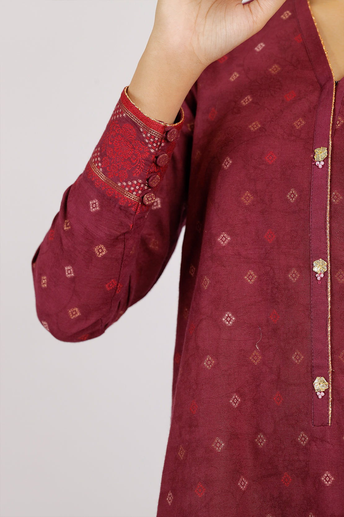 Unstitched Jacquard Cotton 3 Piece91644