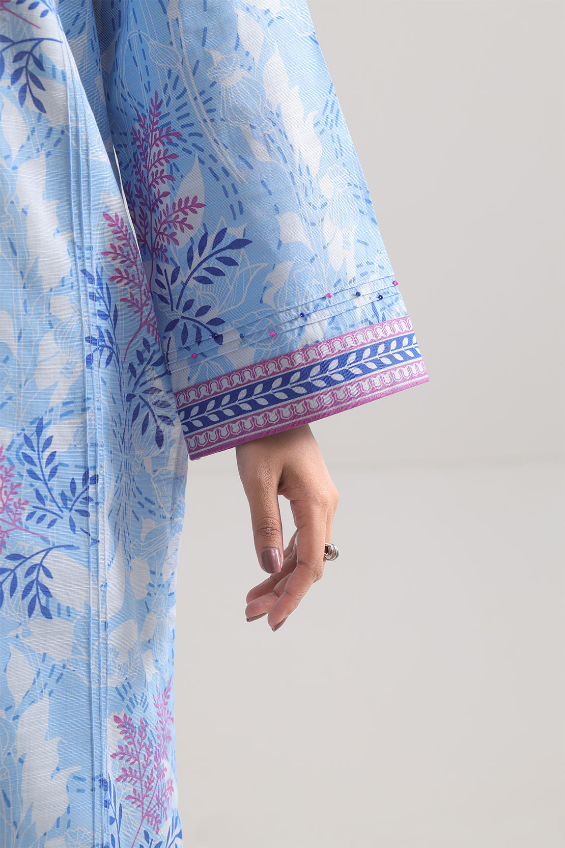 Unstitched Printed Cotton Khaddar 3 Piece114072