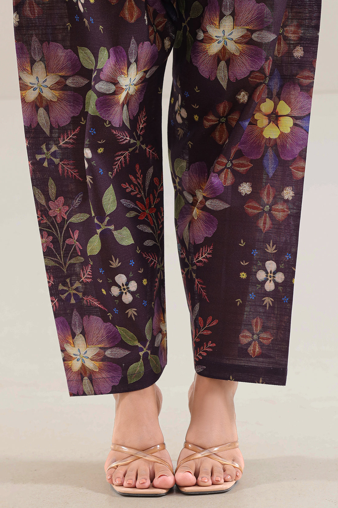 Unstitched Printed Warm Khaddar 2 Piece (Shirt/Trouser)122299