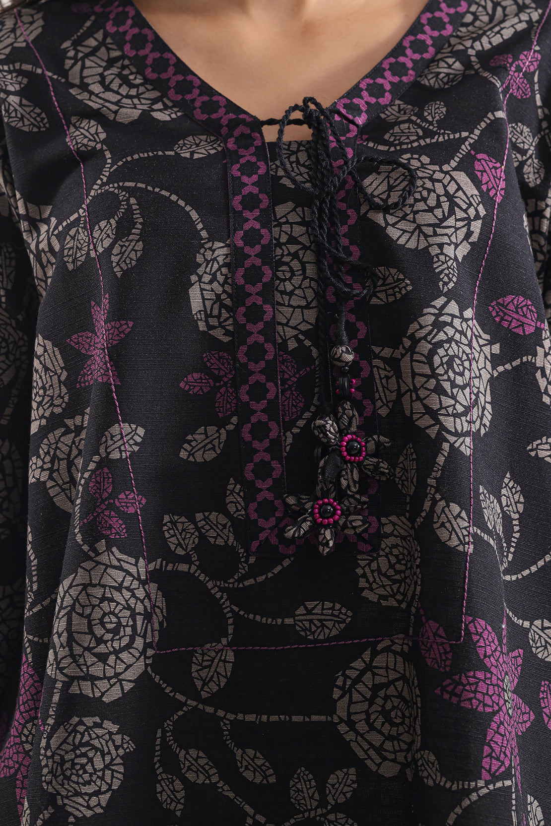Unstitched Printed Cotton Khaddar 3 Piece117047