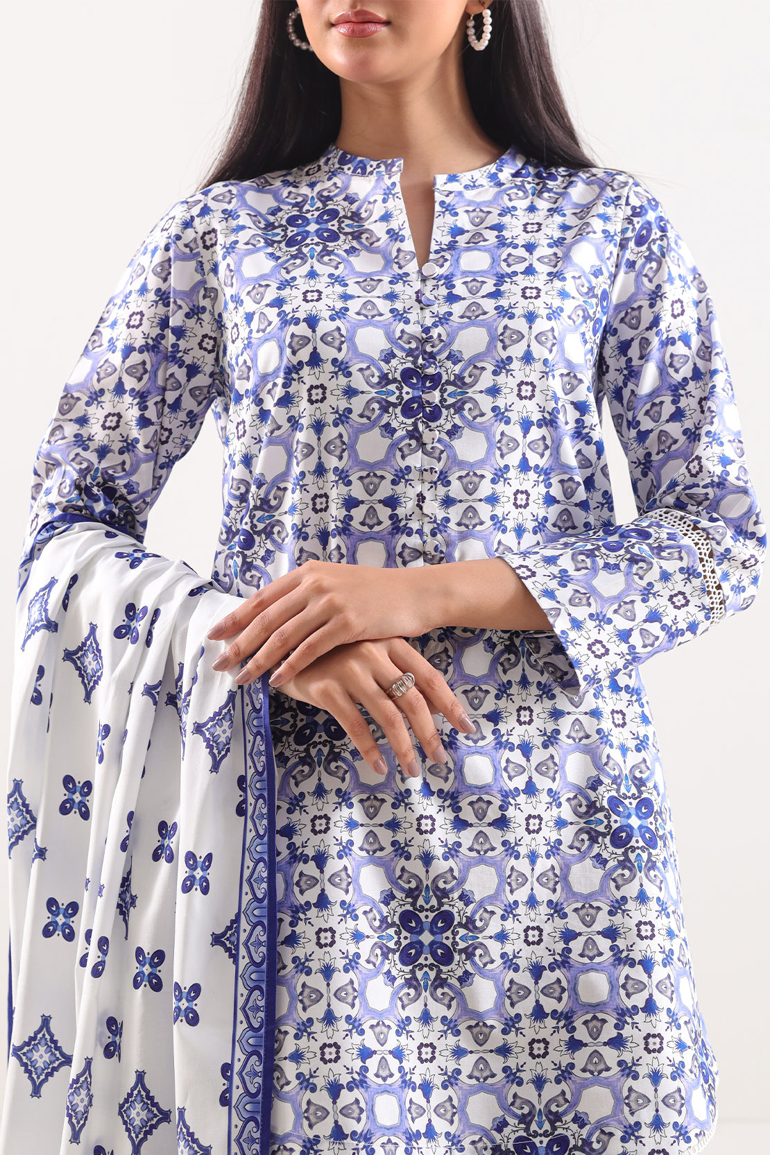 Unstitched Printed Warm Cotton 3 Piece128501