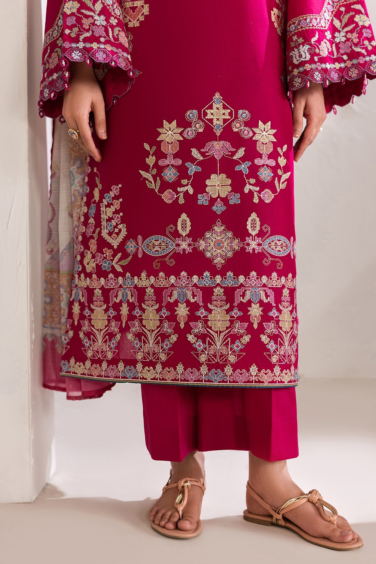 EMBROIDERED LAWN SF-4449