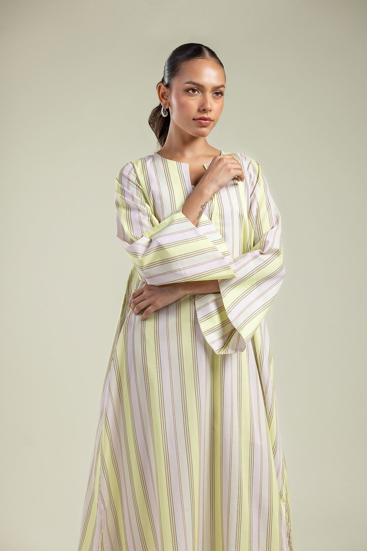 Vertical Striped Kurta