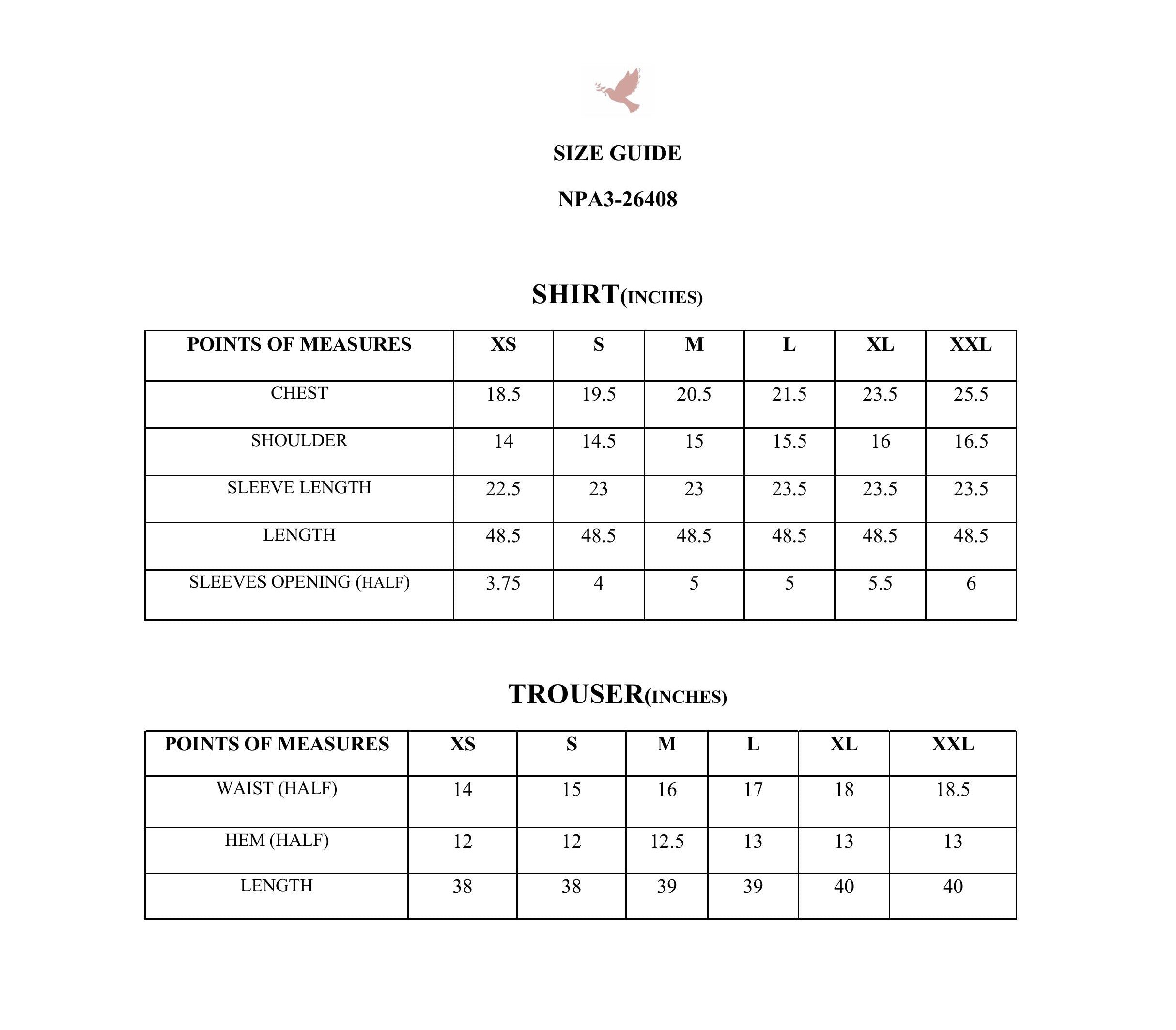 EMERALD GREEN LUXURY EMBROIDERED LAWN 3PCS SET (NPA3-26408) - READY TO WEAR / EXPRESS SHIPPING