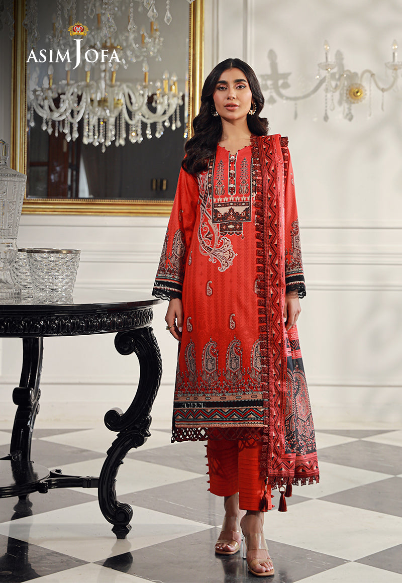 Ajso-22 Unstitched Dupatta 1 Pc Dupatta