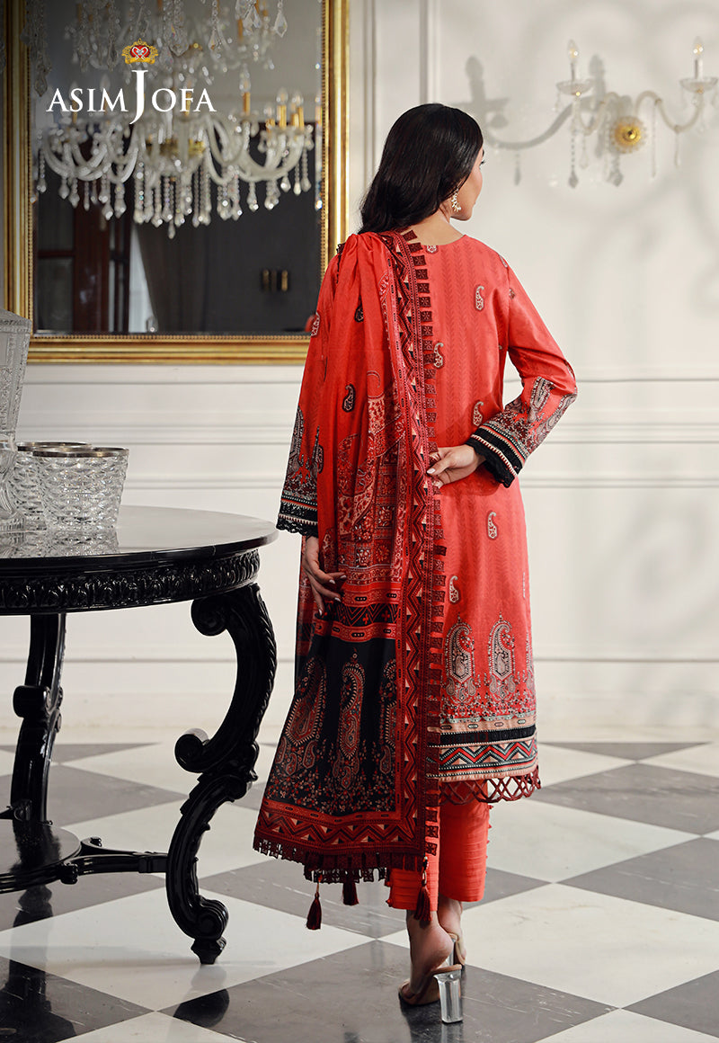 Ajso-22 Unstitched Dupatta 1 Pc Dupatta