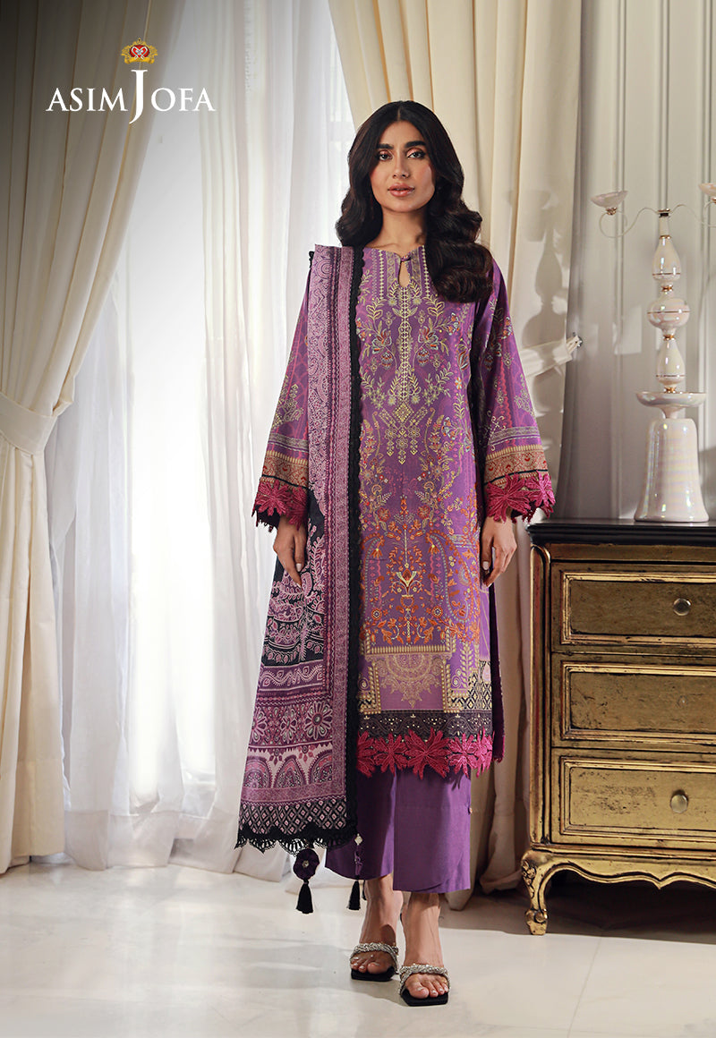 Ajso-20 Unstitched Dupatta 1 Pc Dupatta