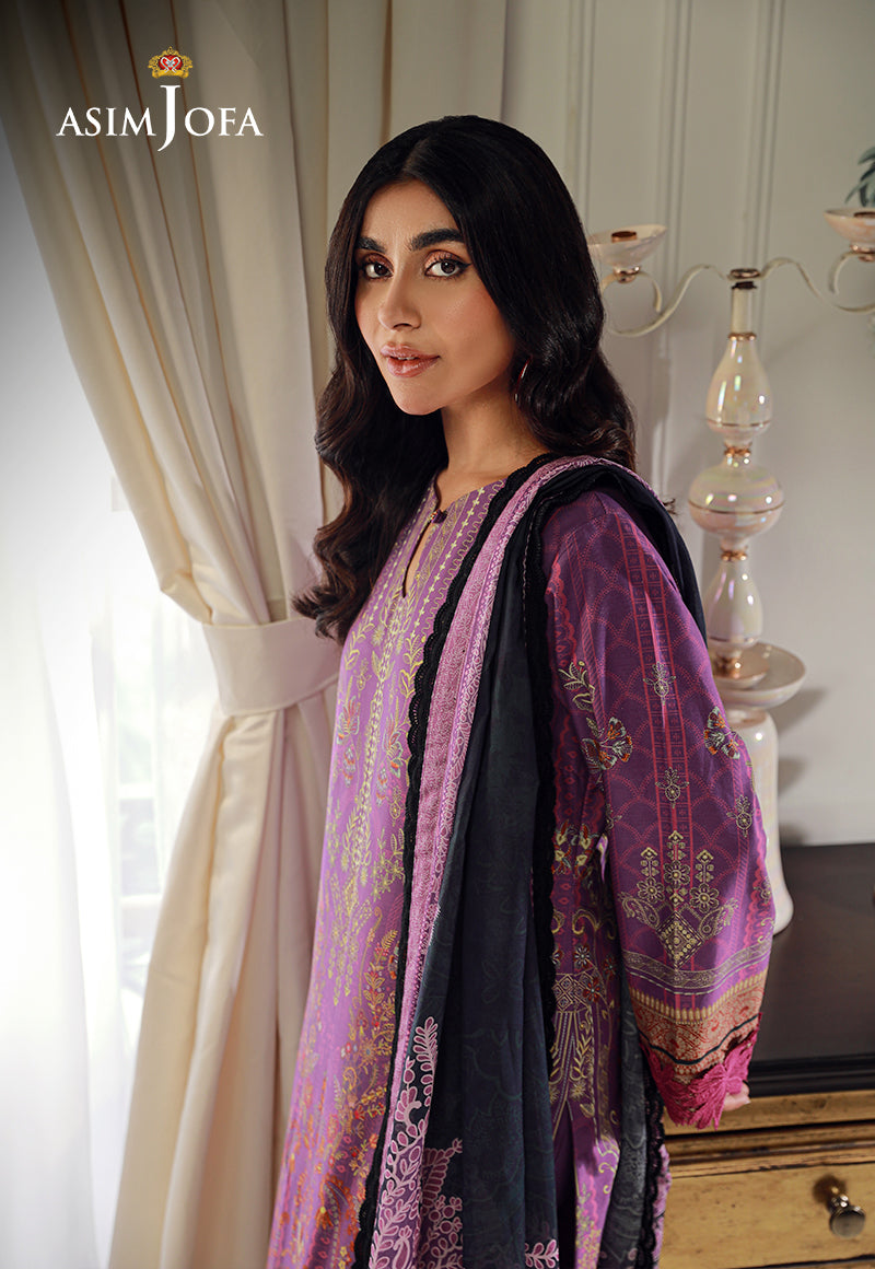 Ajso-20 Unstitched Dupatta 1 Pc Dupatta