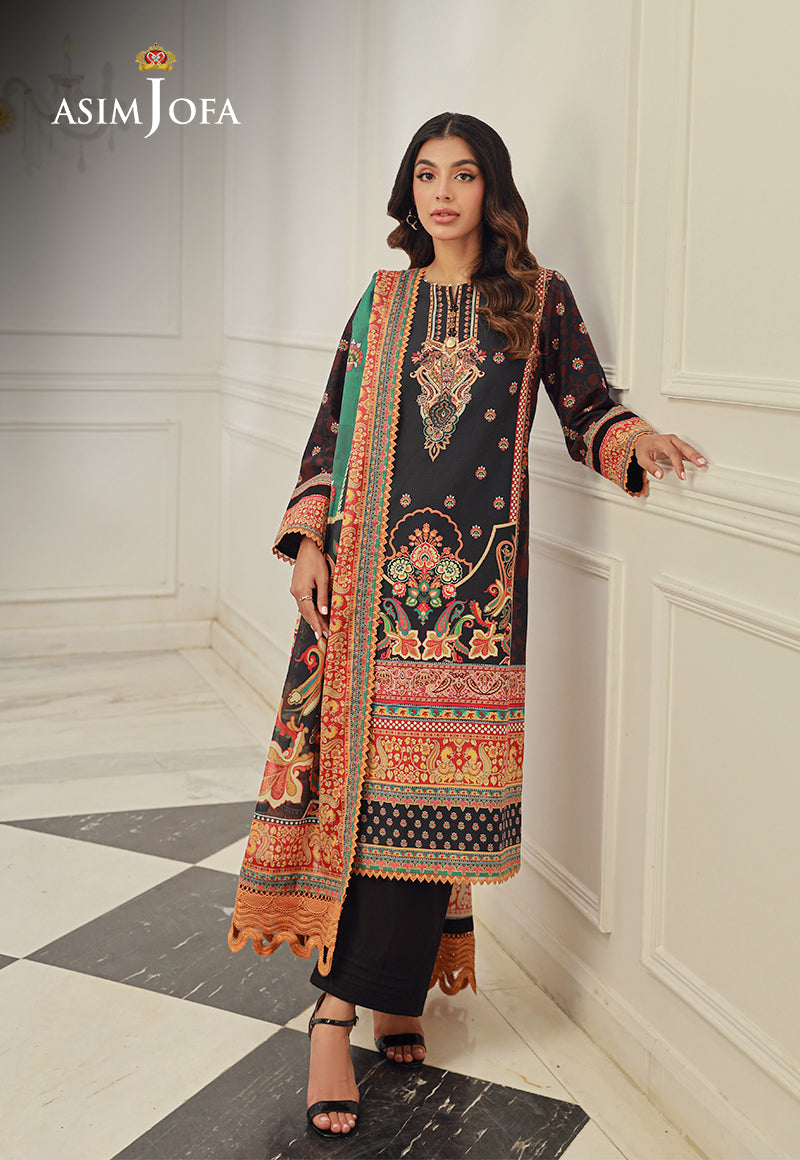 Ajso-32 Unstitched Dupatta 1 Pc Dupatta