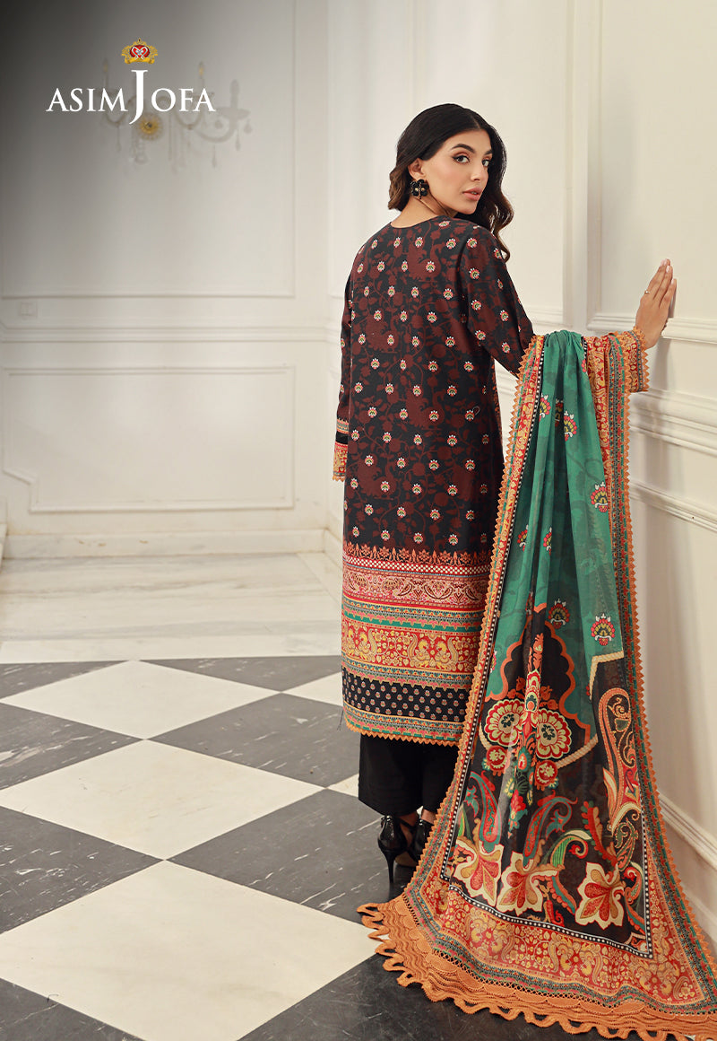 Ajso-32 Unstitched Dupatta 1 Pc Dupatta