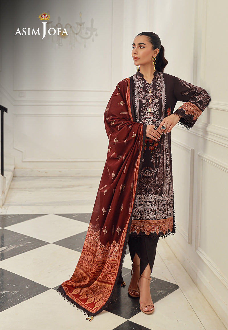 AJUND-08 PRINTED LAWN 3 PCS