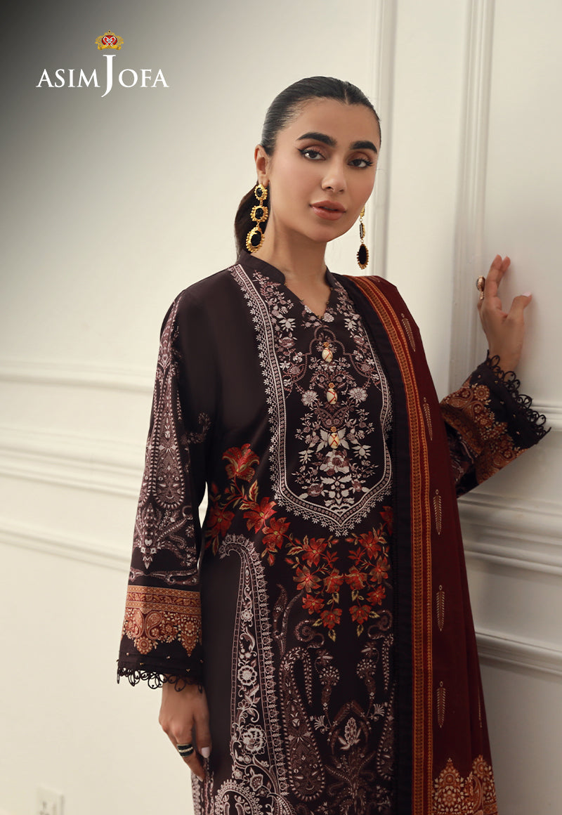 AJUND-08 PRINTED LAWN 3 PCS