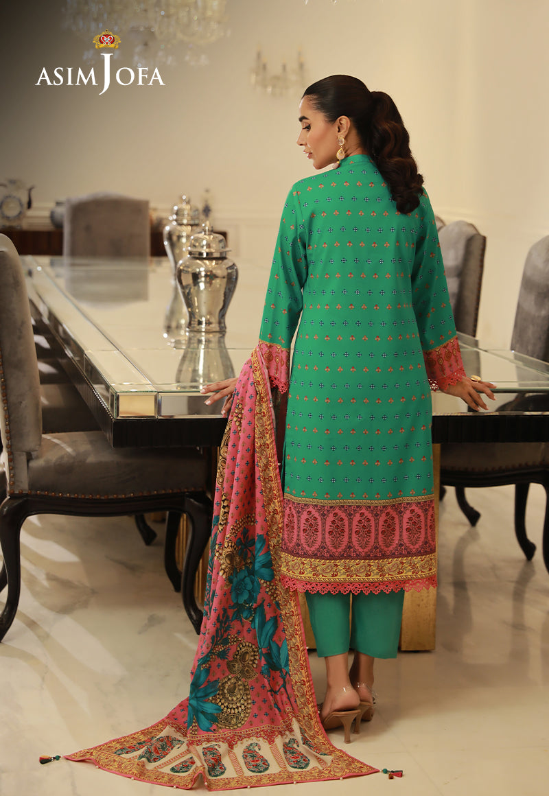 Ajso-10 Unstitched Dupatta 1 Pc Dupatta