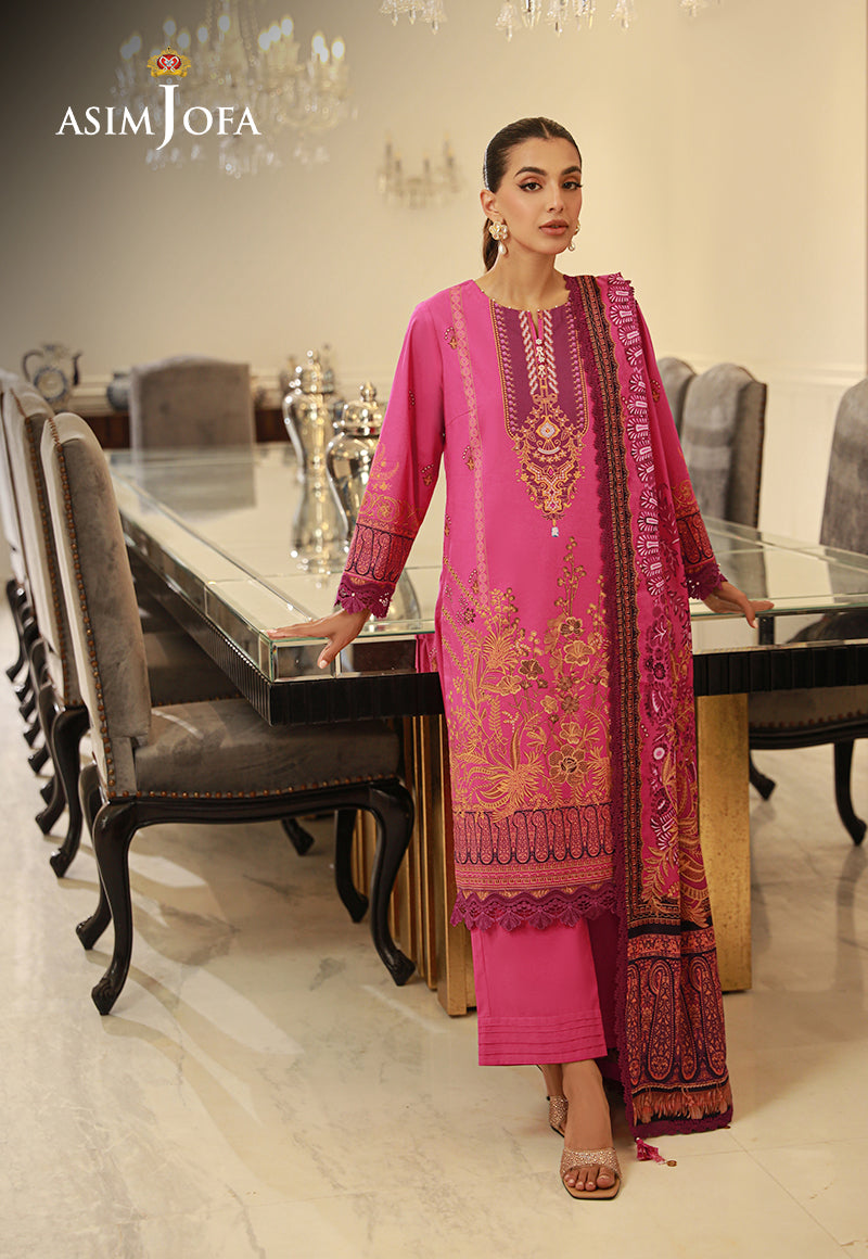 AJUND-01 PRINTED LAWN 3 PCS