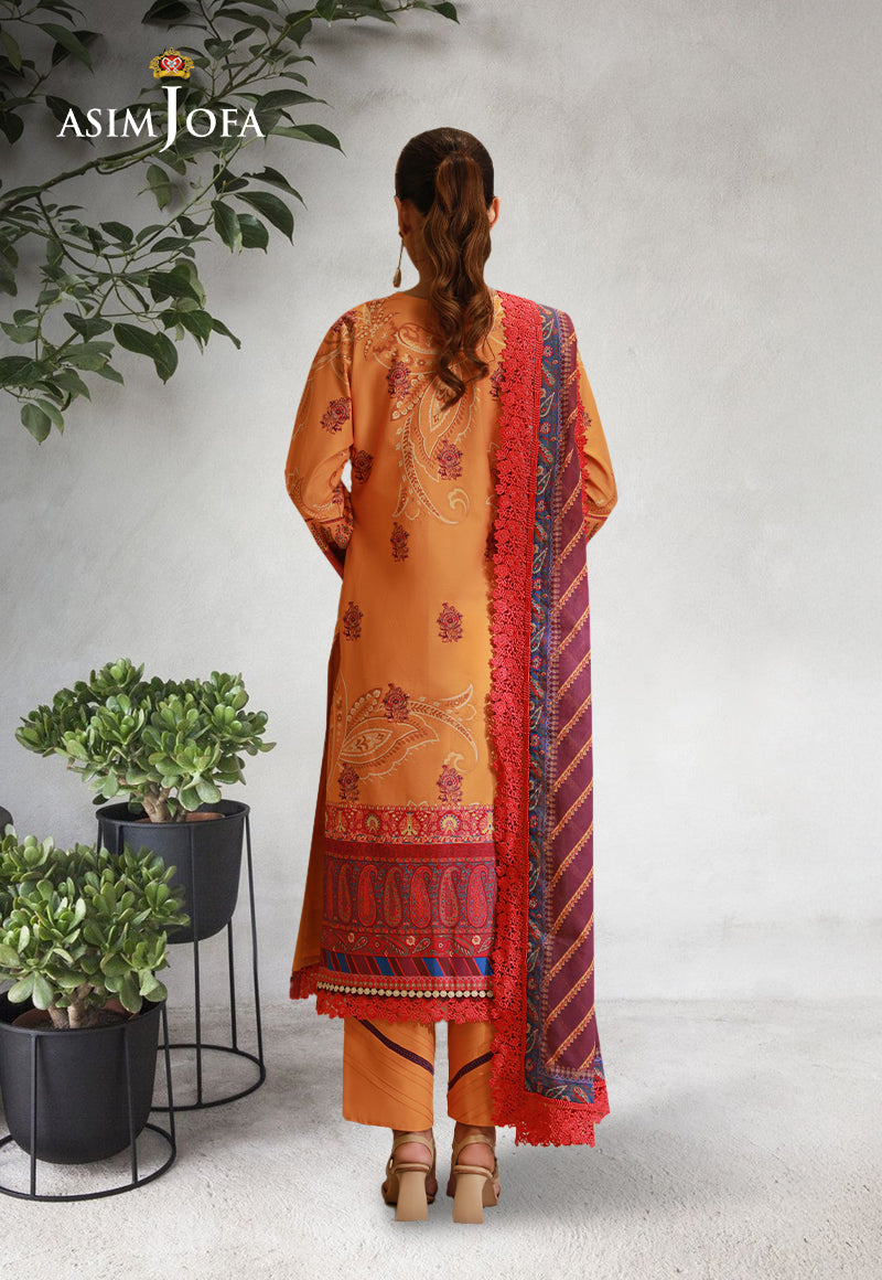 Ajso-30 Unstitched Dupatta 1 Pc Dupatta