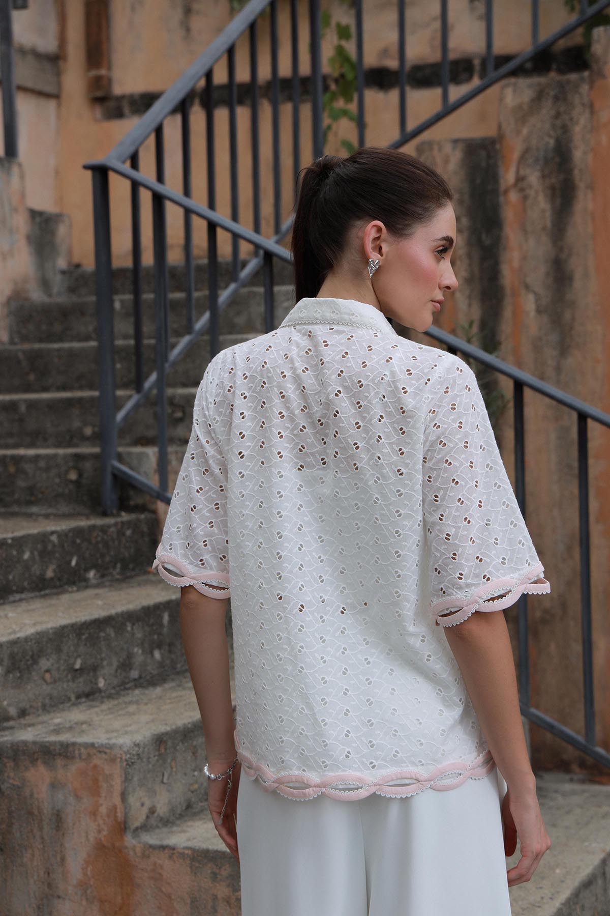 Milk White Safari Shirt