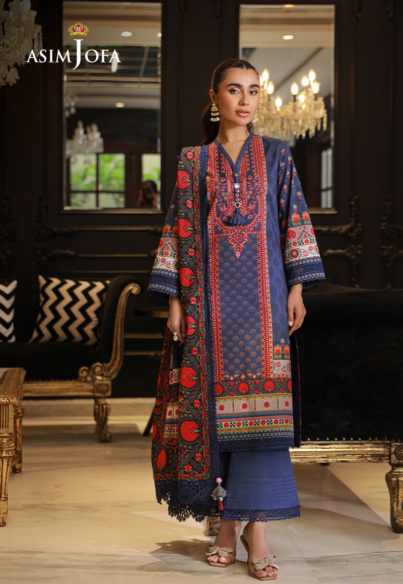Ajso-15 Unstitched Dupatta 1 Pc Dupatta
