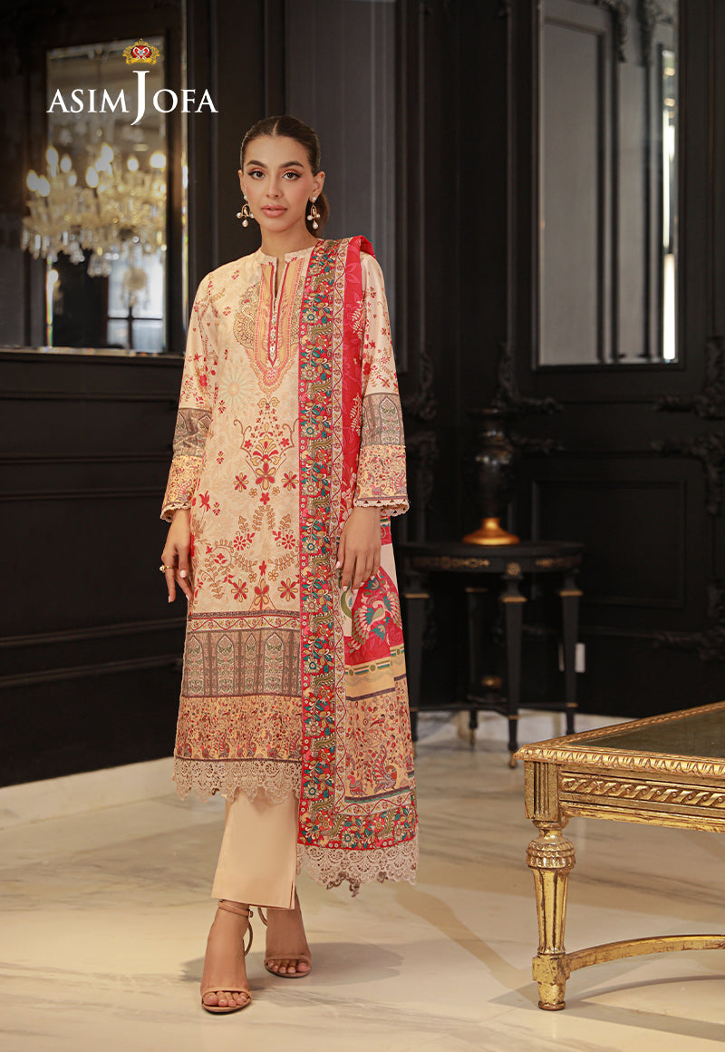 Ajso-12 Unstitched Dupatta 1 Pc Dupatta