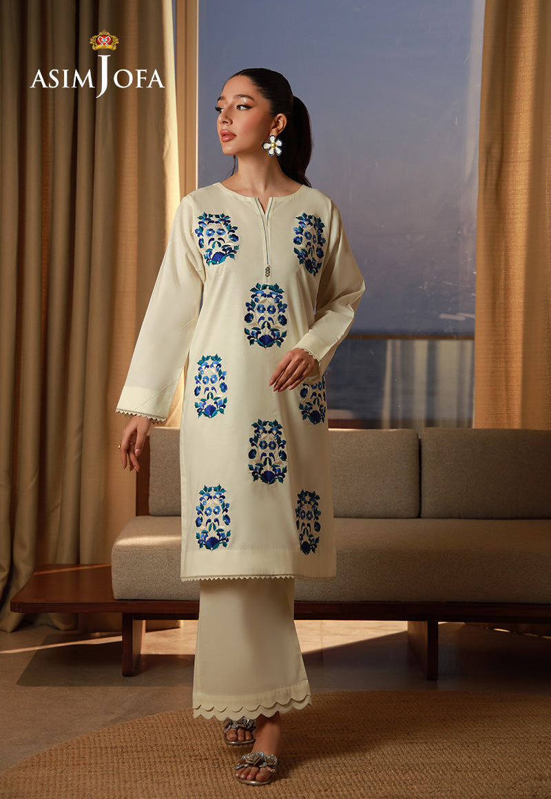 AJPB-176 EMBROIDERED CAMBRIC STITCHED 2 PCS