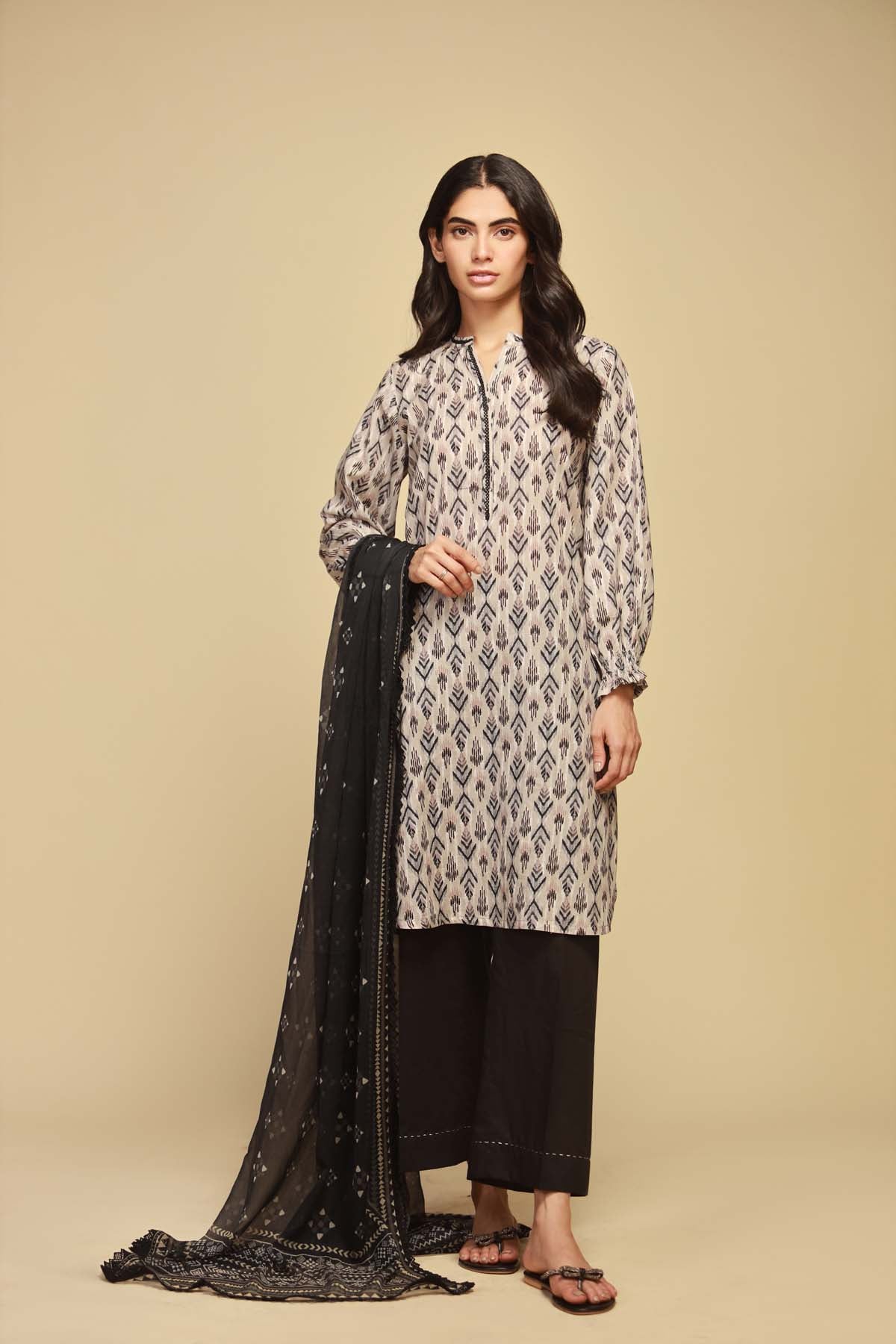 Printed Lawn 3 Piece