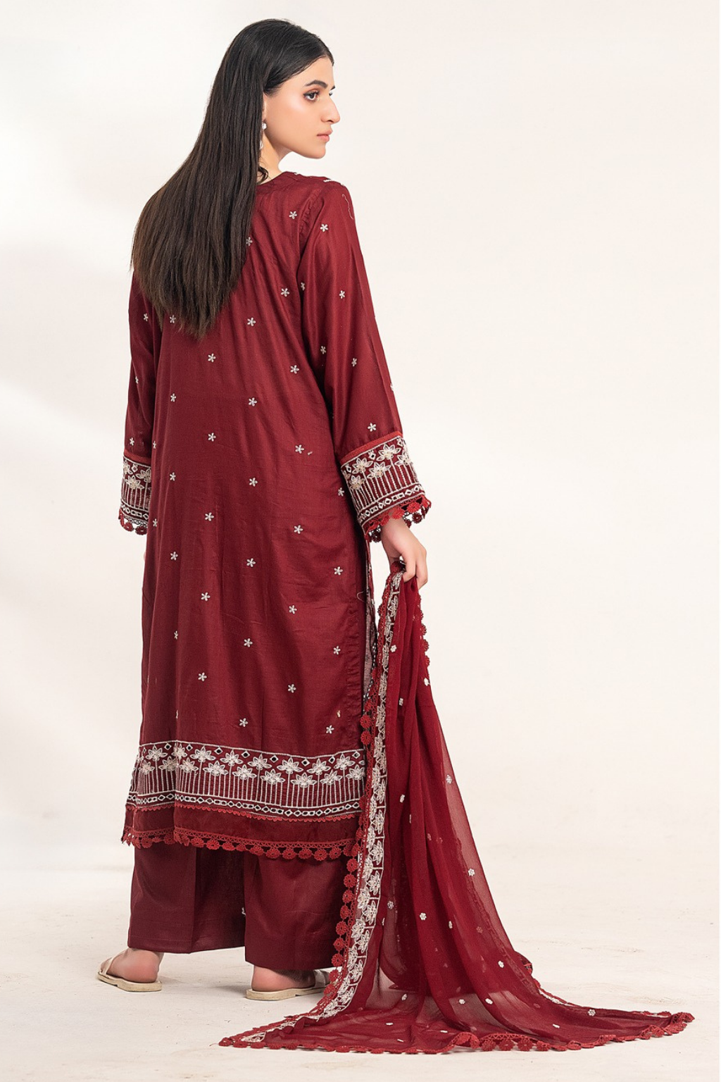 Ready to Wear Lawn Embroidered Suit D-200 - D-200