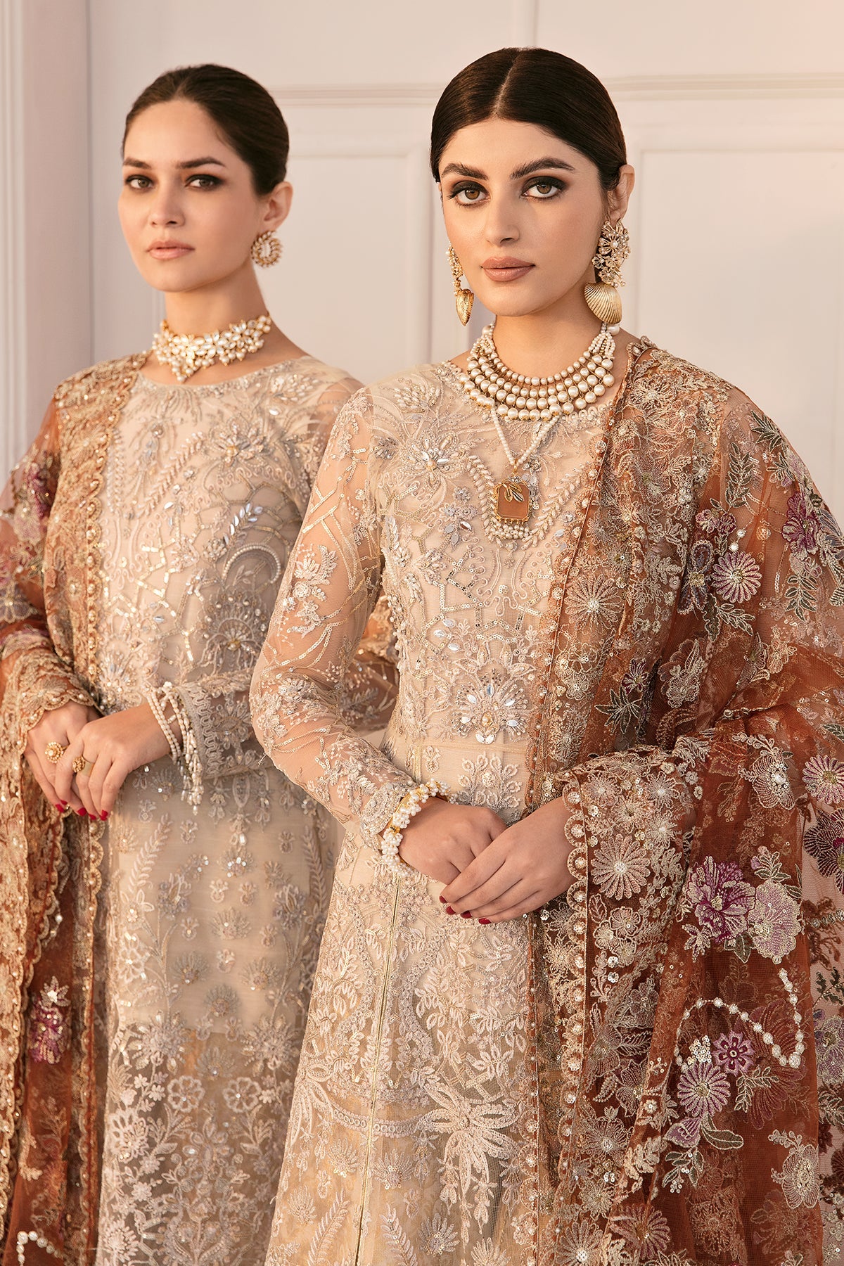 EMBROIDERED NET CH11-03 STITCHED