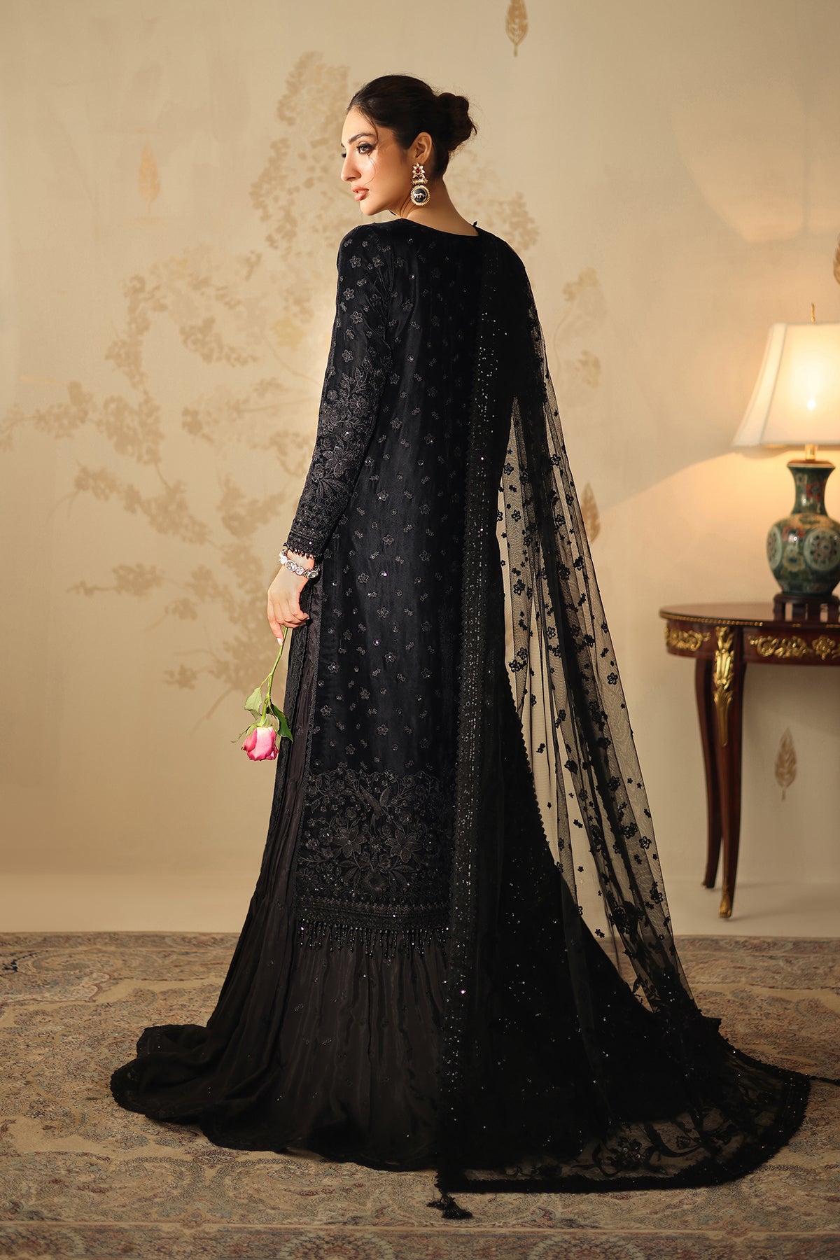 EMBROIDERED VELVET SF-4320