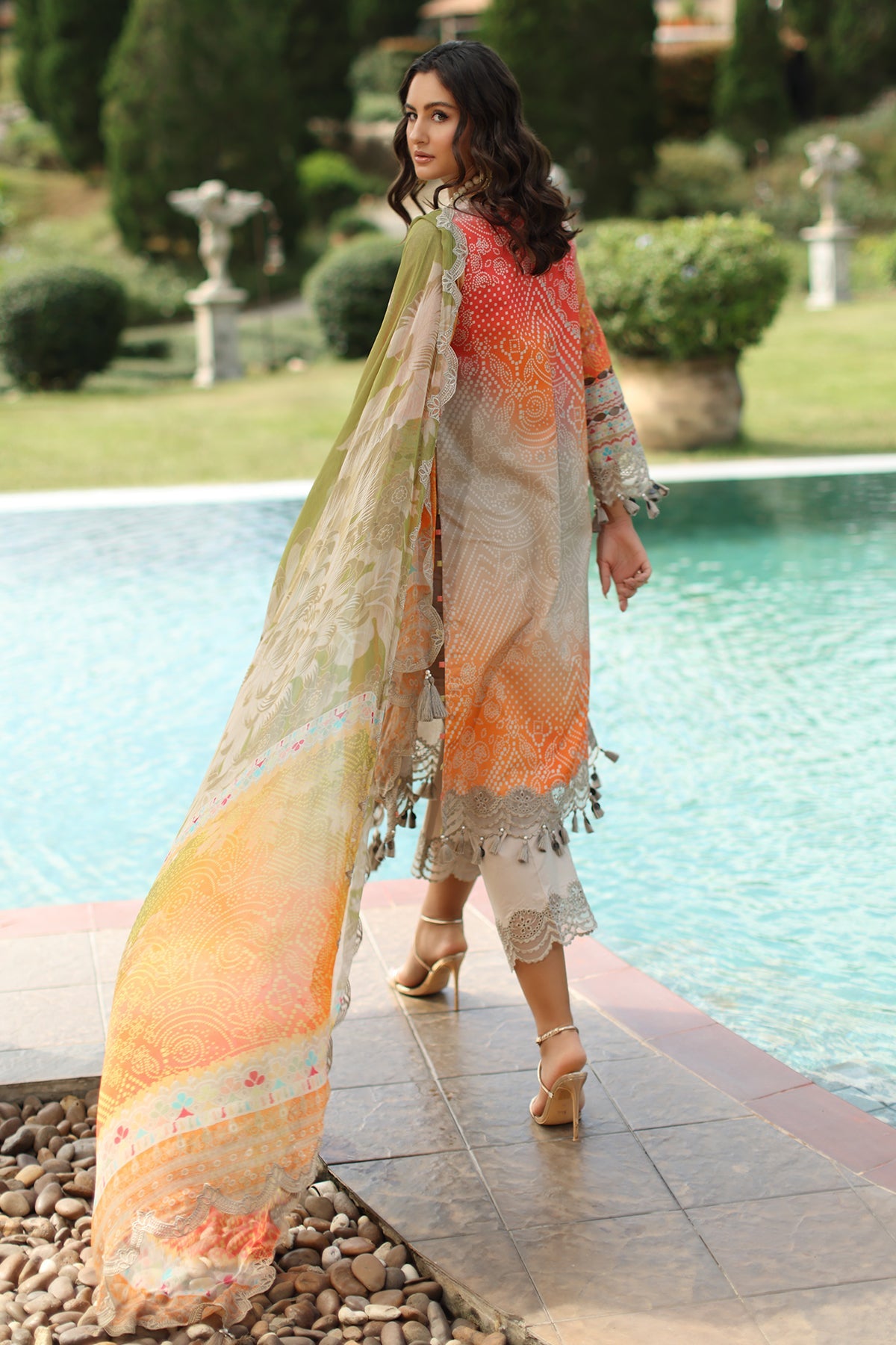 3-PC Unstitched Embroidered Lawn CH6-13