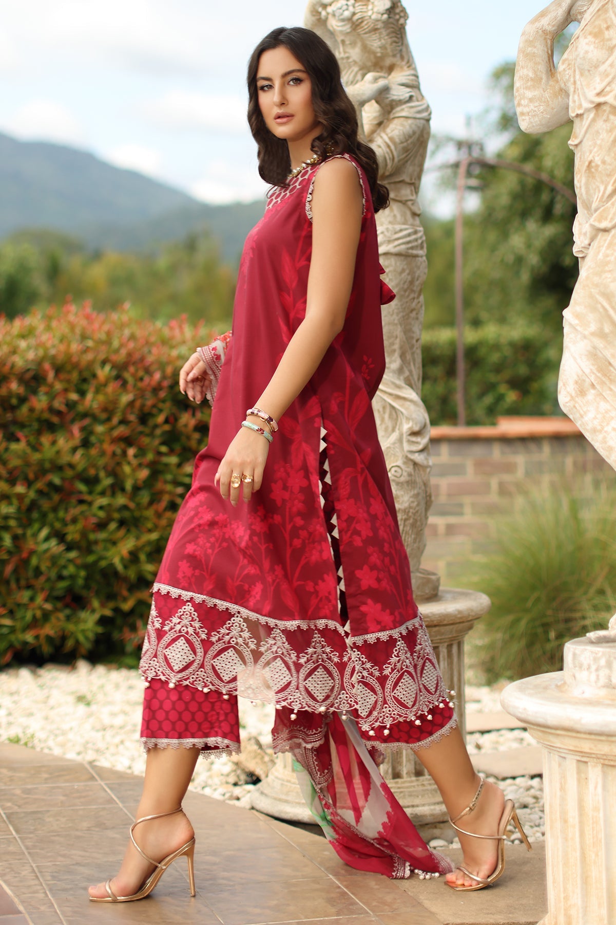 3-PC Unstitched Embroidered Lawn CH6-15