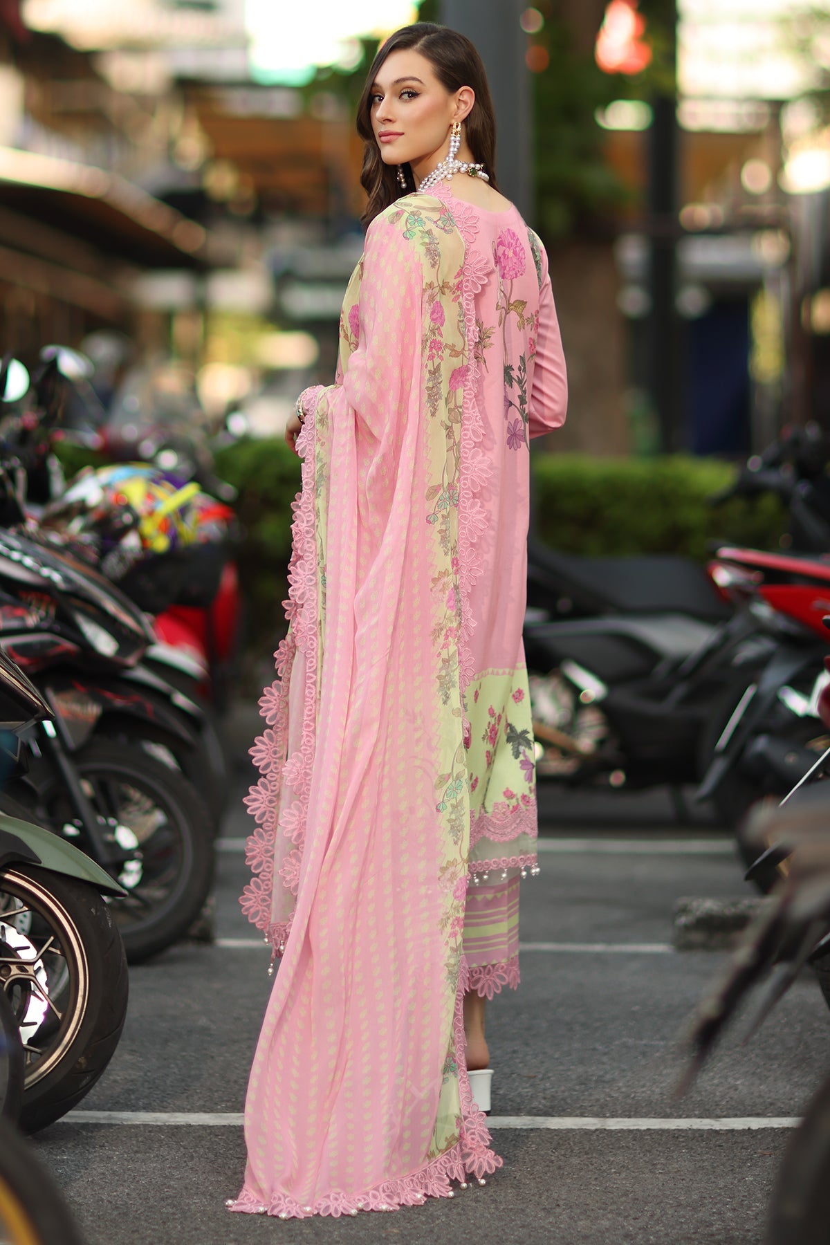 3-PC Unstitched Embroidered Lawn CH6-14