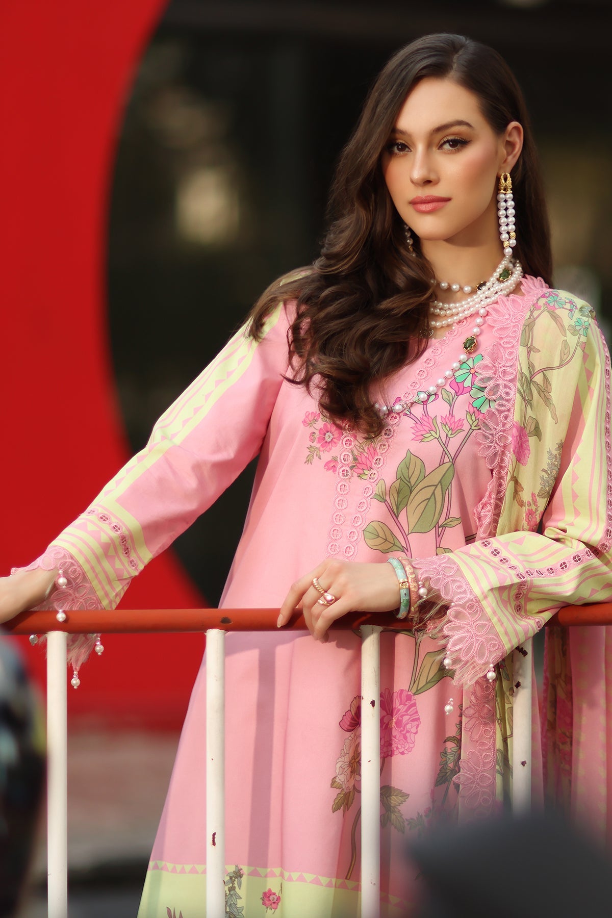 3-PC Unstitched Embroidered Lawn CH6-14