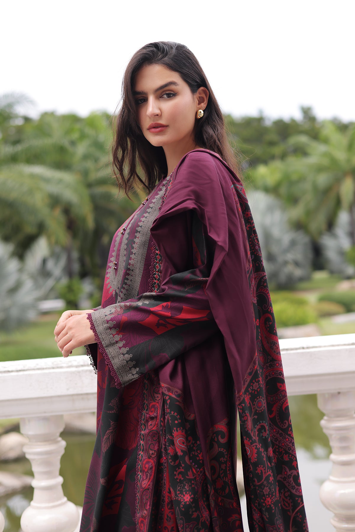 3-PC Unstitched Linen Collection CPW6-12