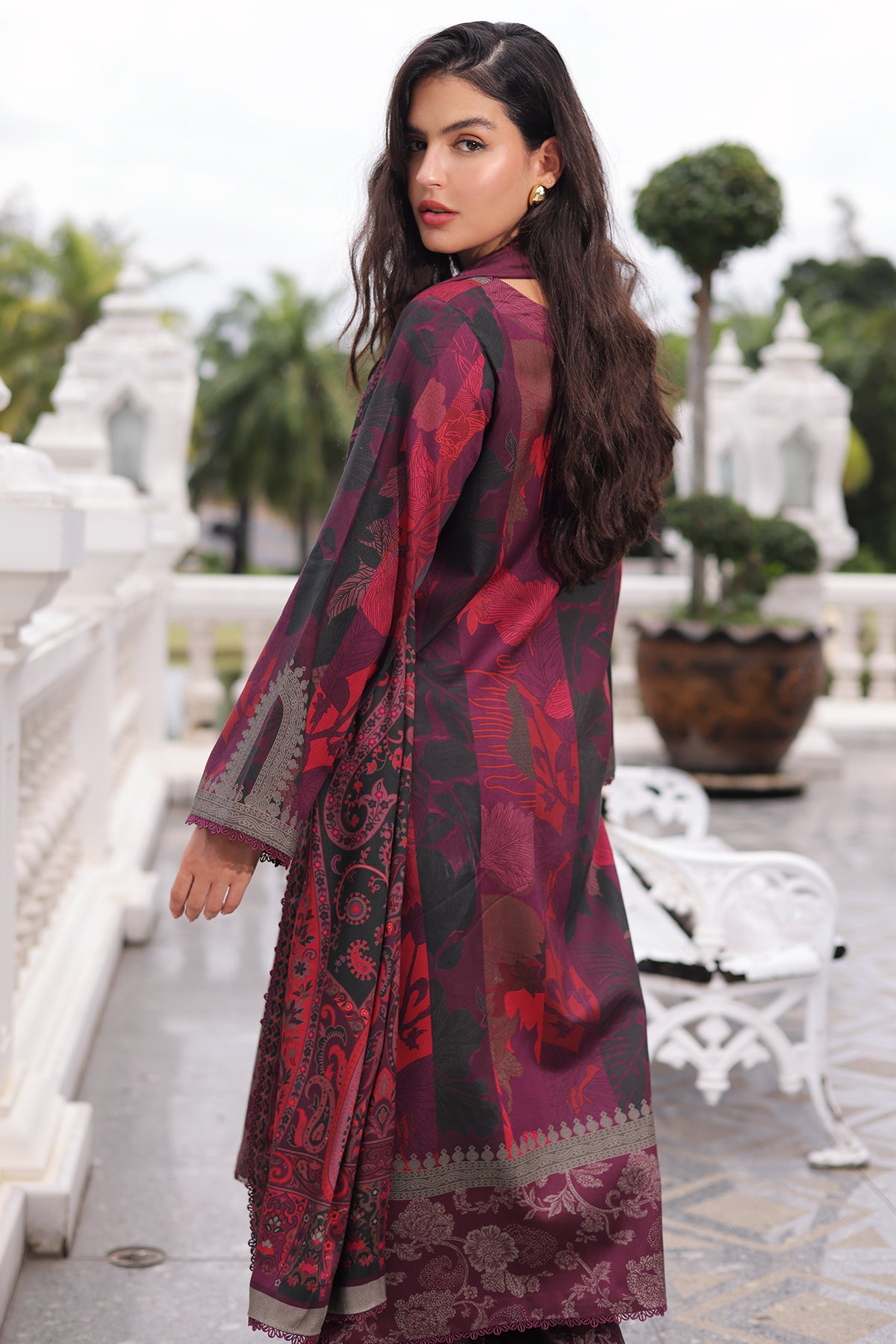 3-PC Unstitched Linen Collection CPW6-12