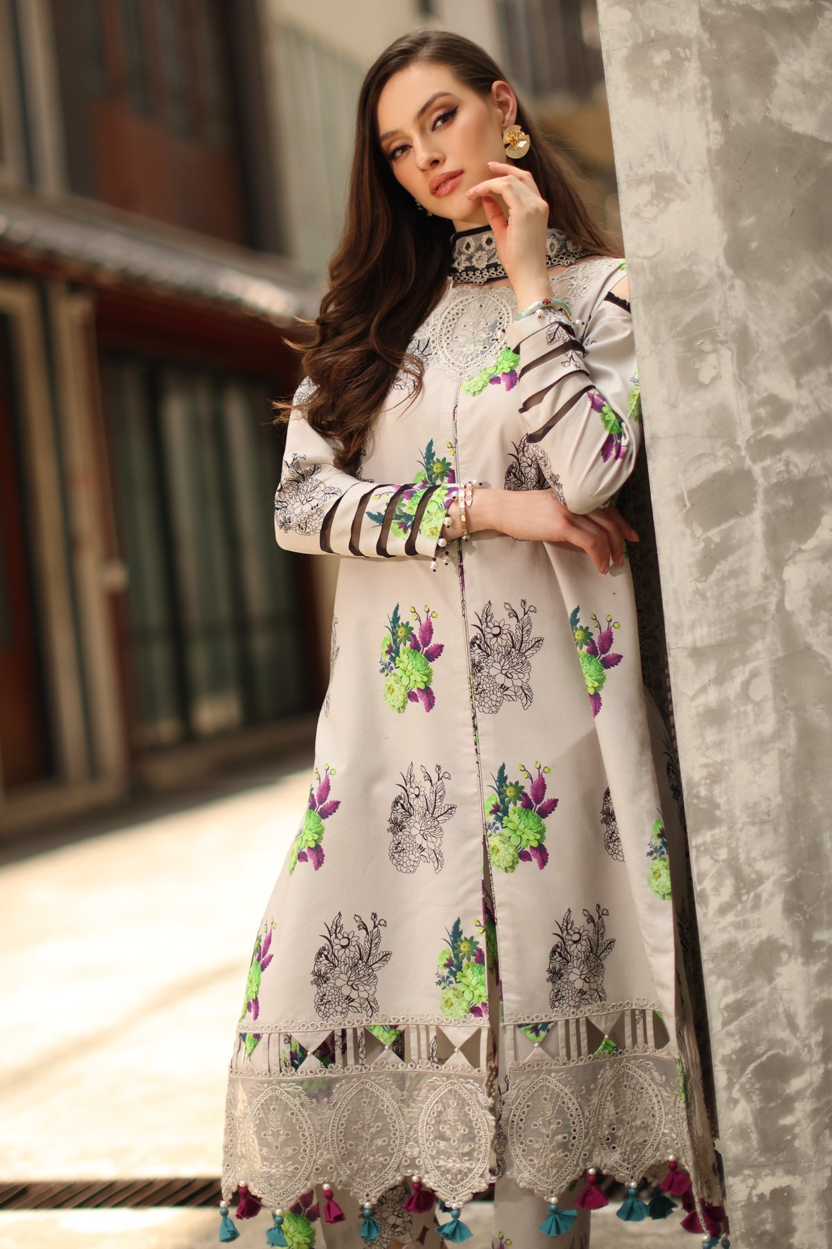 3-PC Stitched Embroidered Lawn CC6-23P