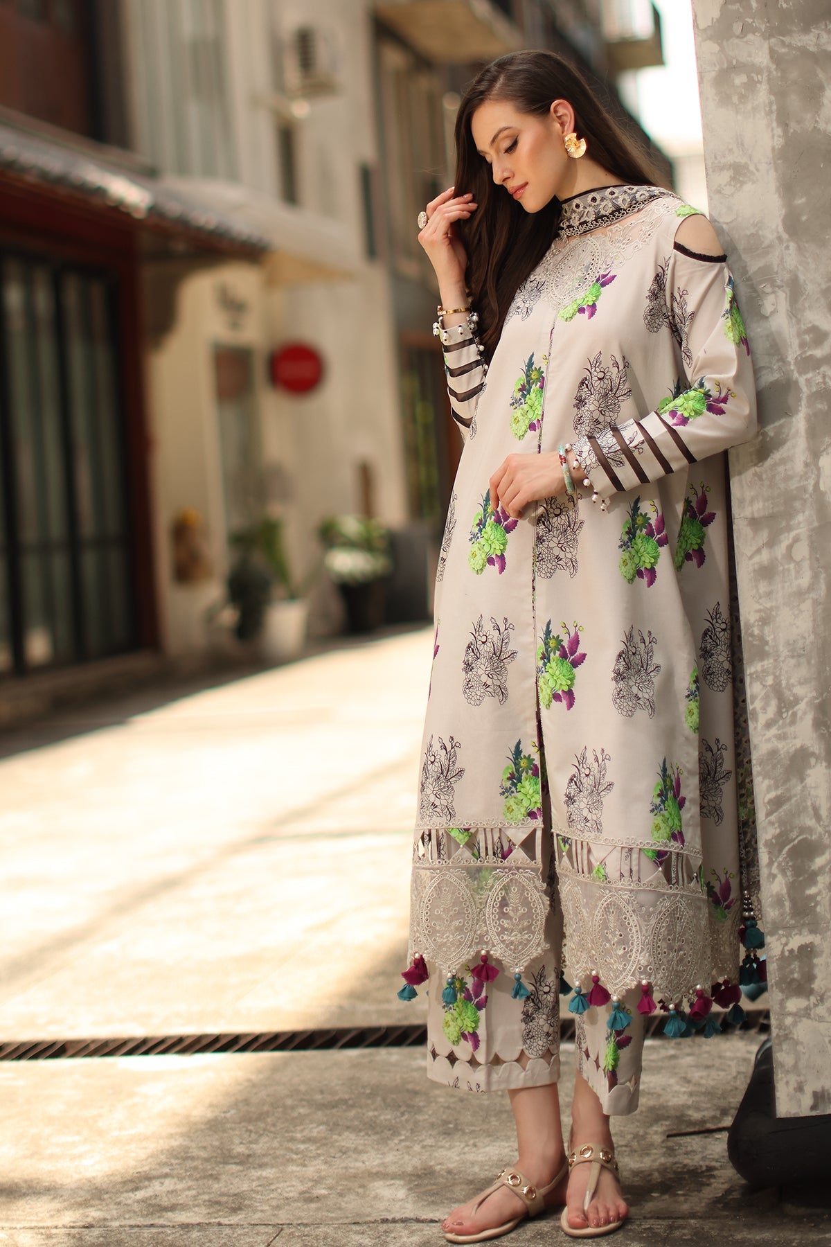 3-PC Stitched Embroidered Lawn CC6-23P