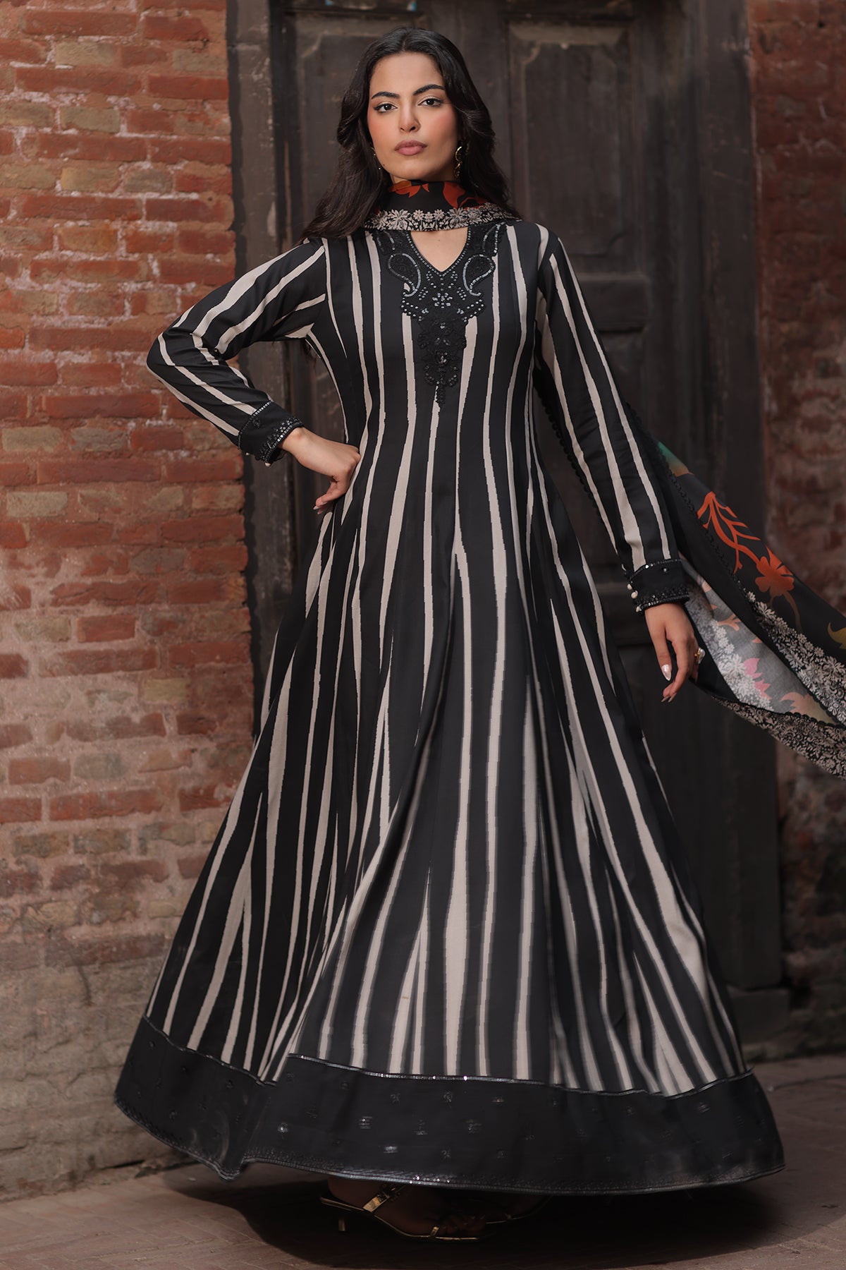 3-PC Stitched Embroidered CNP-6-285