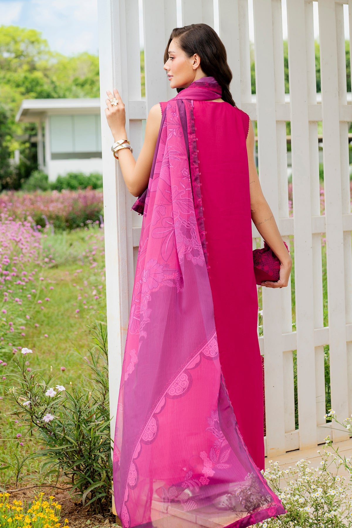 EMBROIDERED LAWN SF-4212