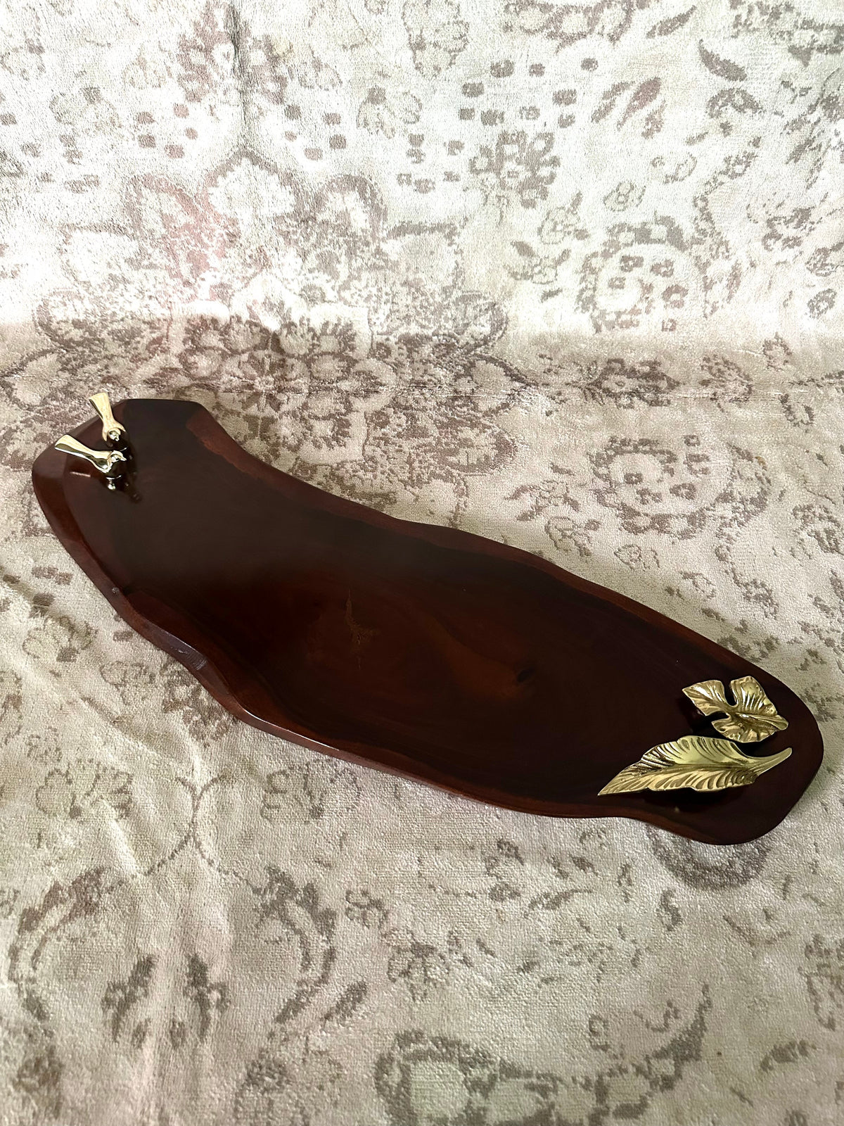 Humming birds with leaves platter/Tray - 353 PG