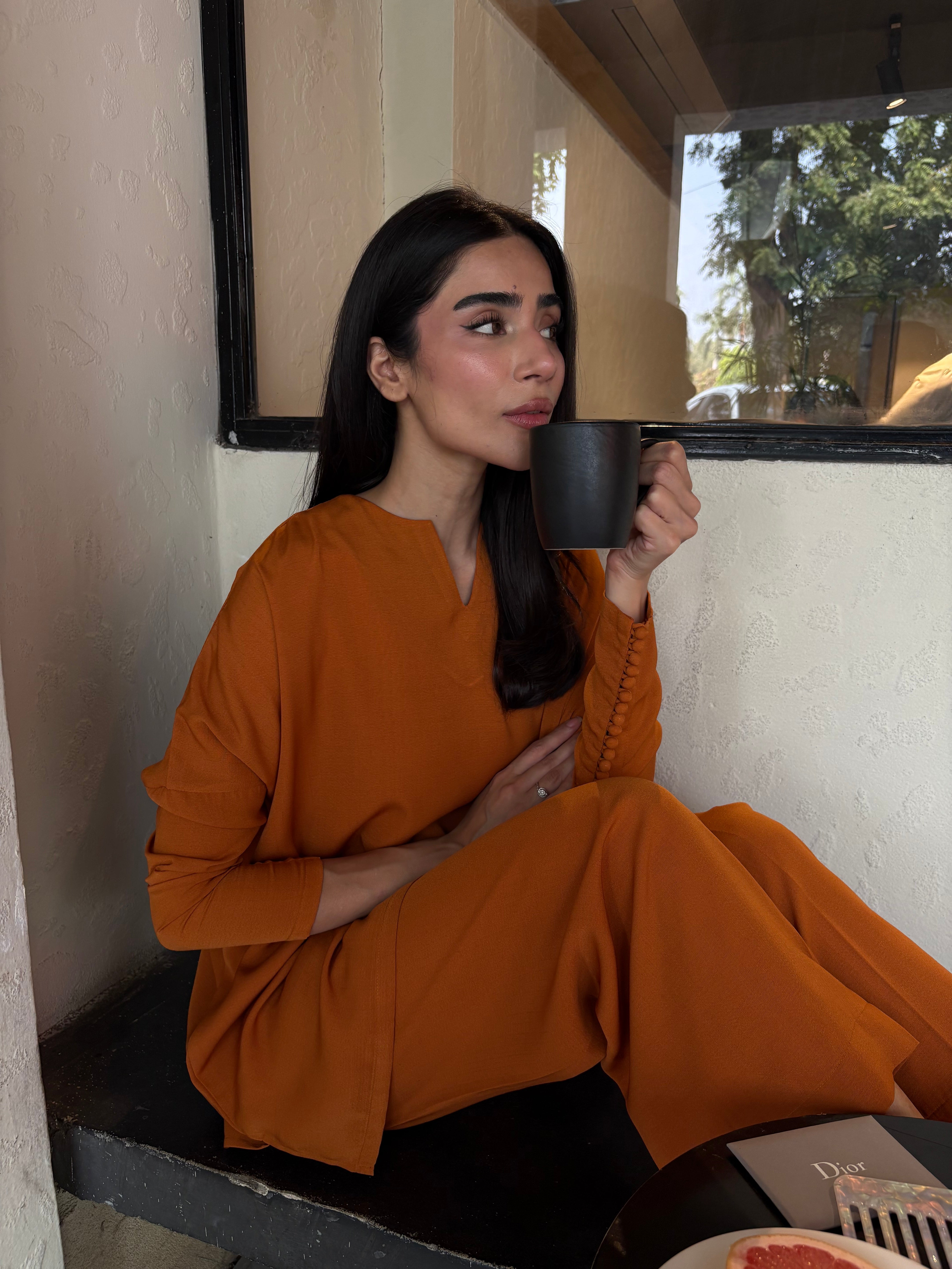 Burnt Orange Gabby Set