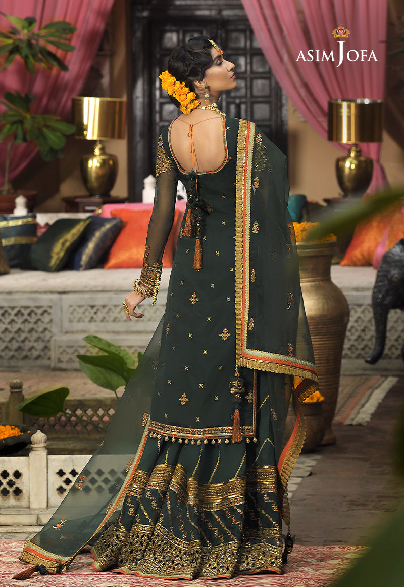 AJR-10 EMBROIDERED ORGANZA 3 PCS
