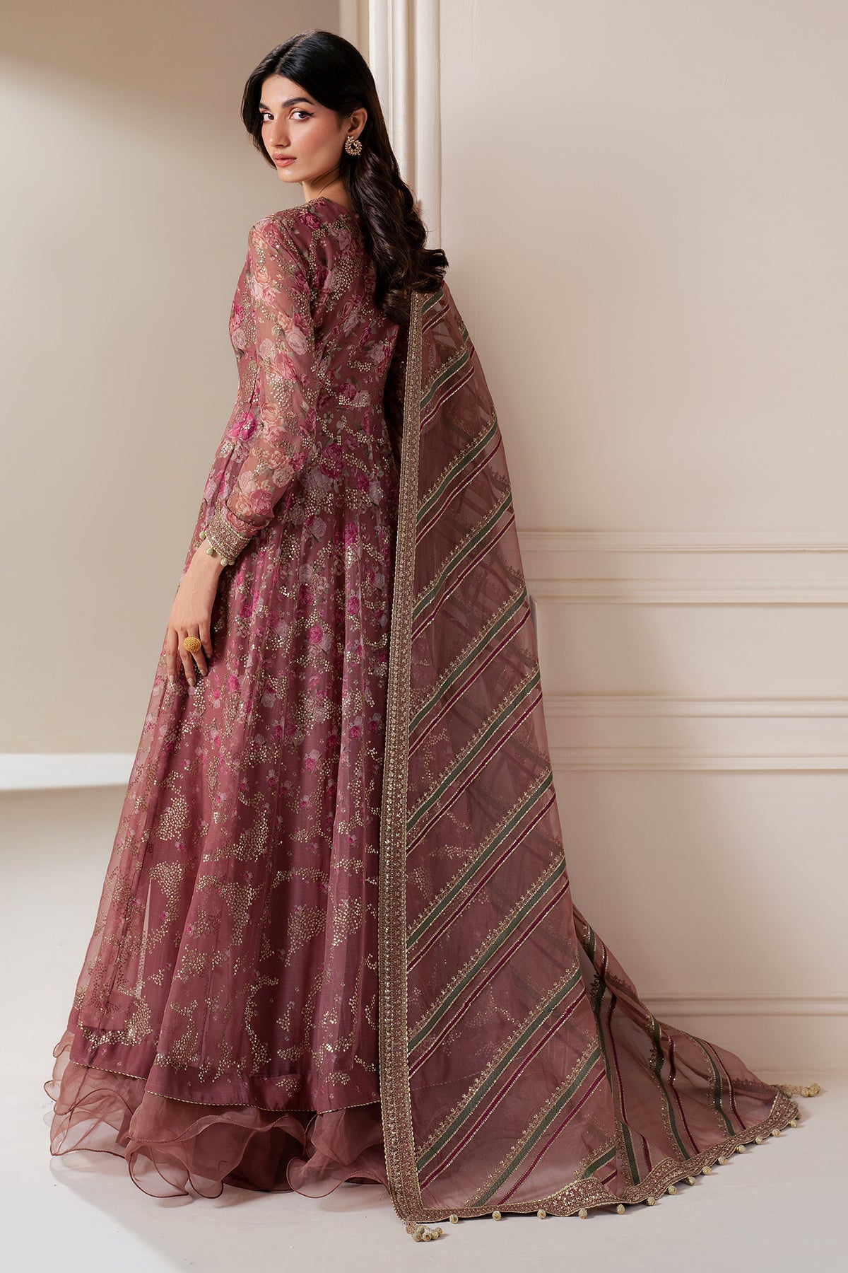 EMBROIDERED CHIFFON UC-3064