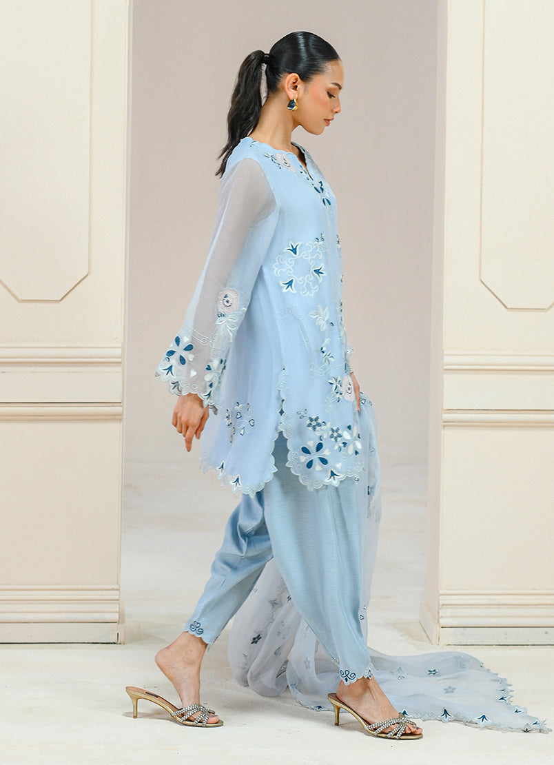 Embroidered 3 PC Suit - 15725501302040