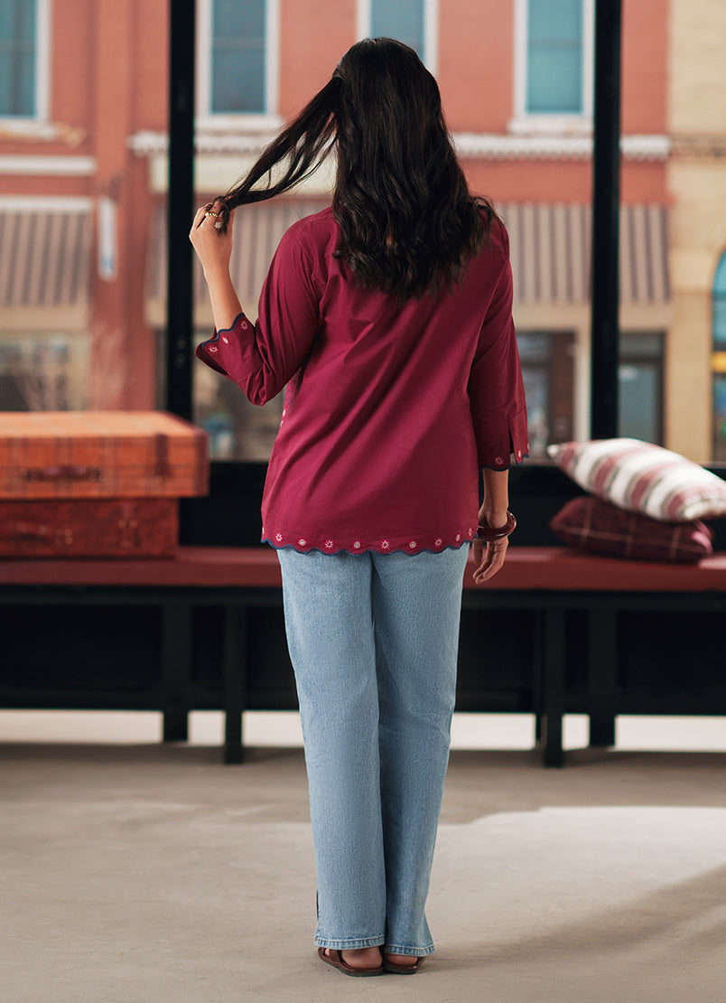 Embroidered Top