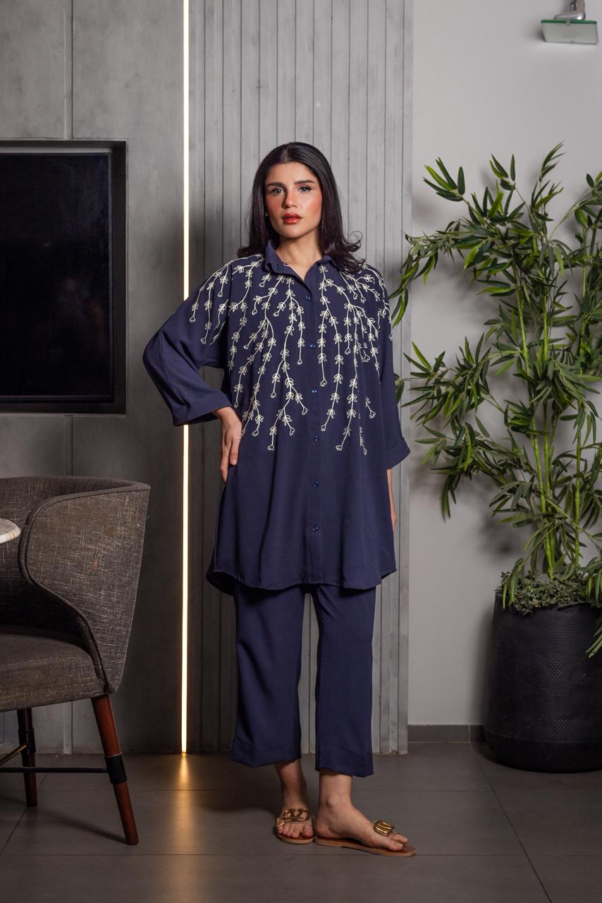 Grey Georgette