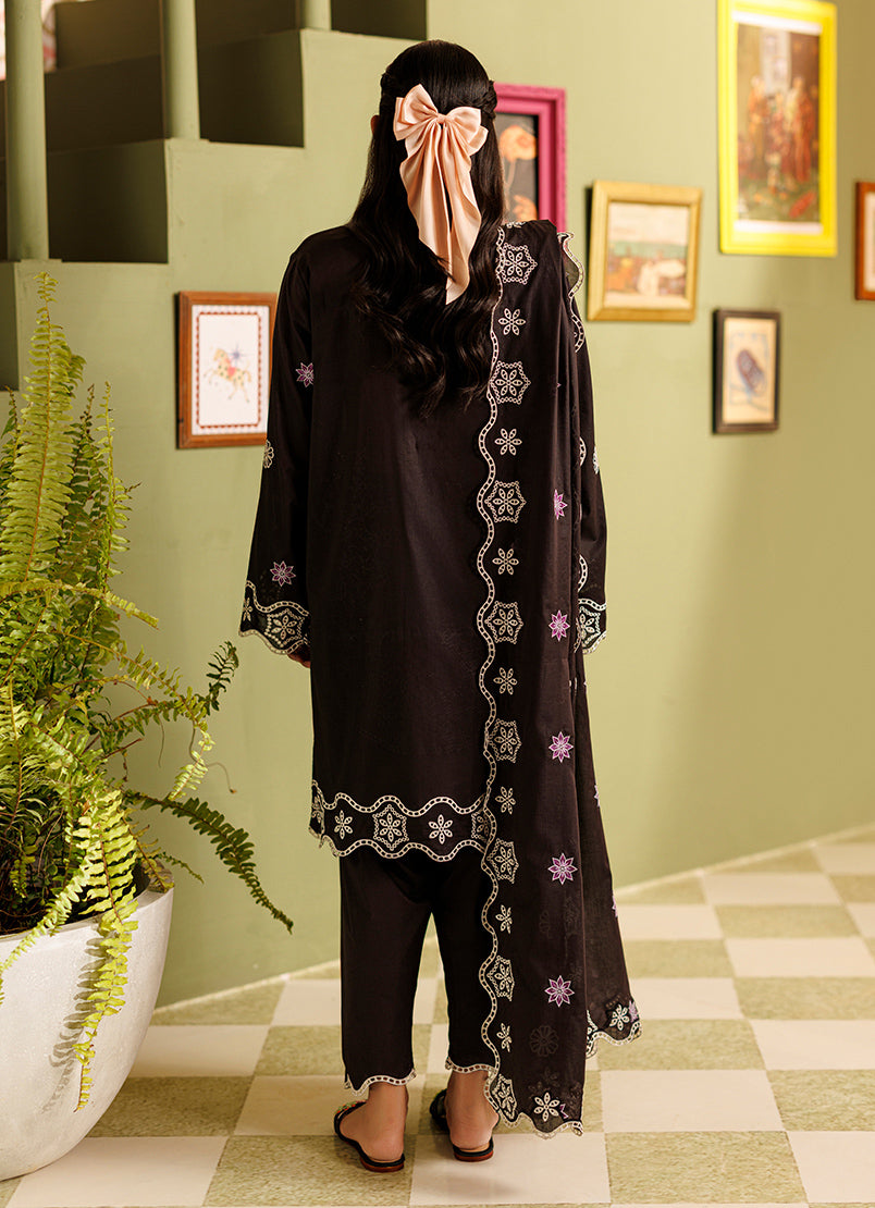 Embroidered 3 PC Suit - 15992401201020