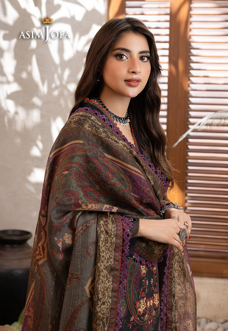 AJRW-27 DESIGNERS STITCHED PREMIUM WINTER COTTON 3 PCS