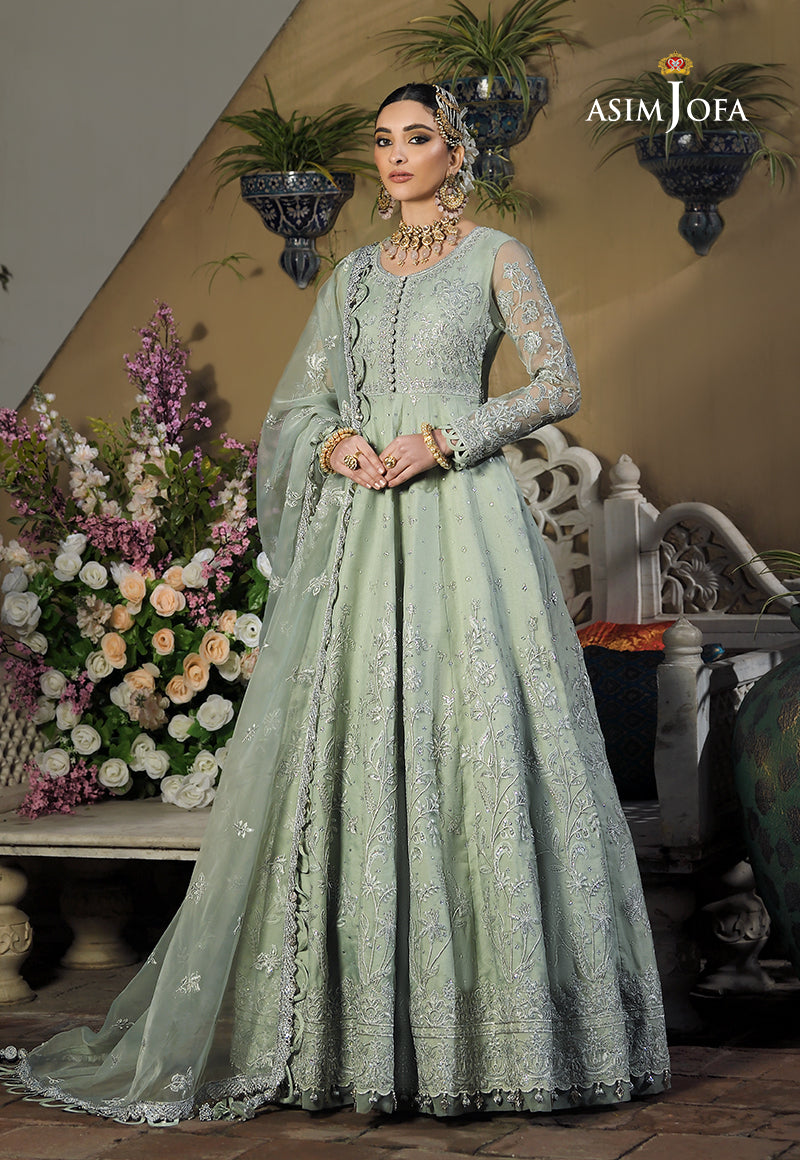 AJR-14 EMBROIDERED ORGANZA 3 PCS
